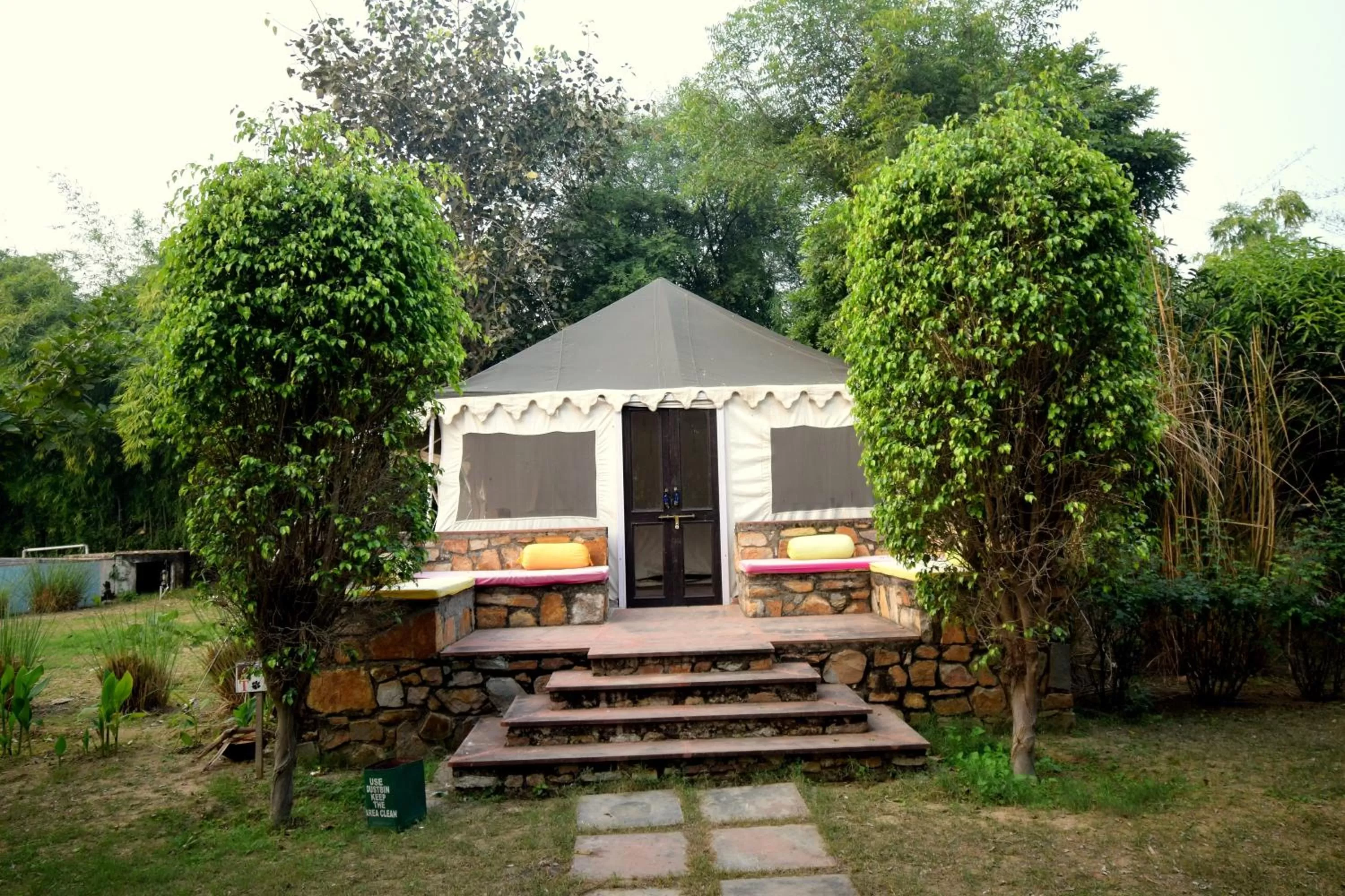 Garden in Sultan Bagh Resort by The Sky Imperial