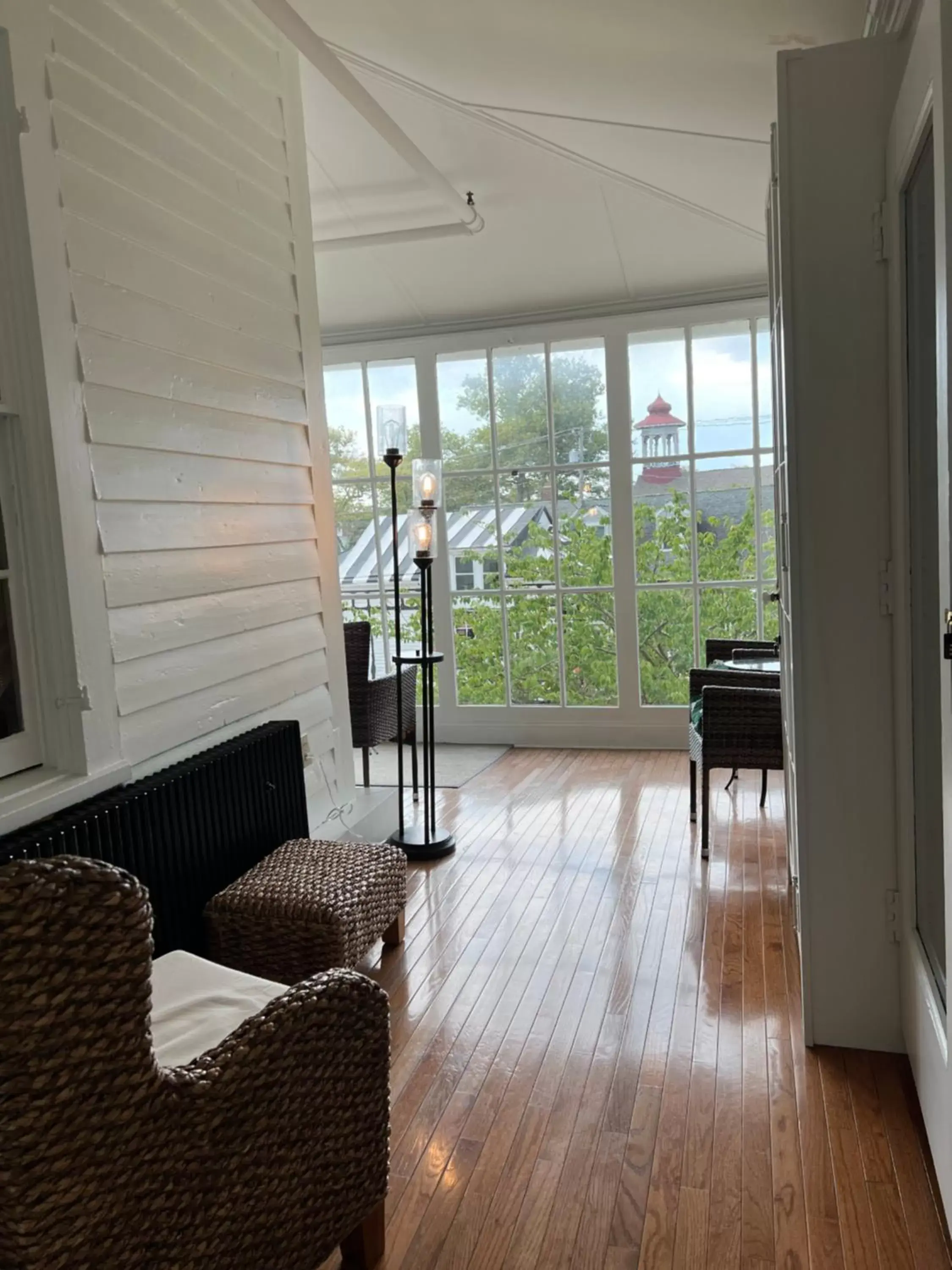 Seating area in Elaine's Cape May Boutique Hotel