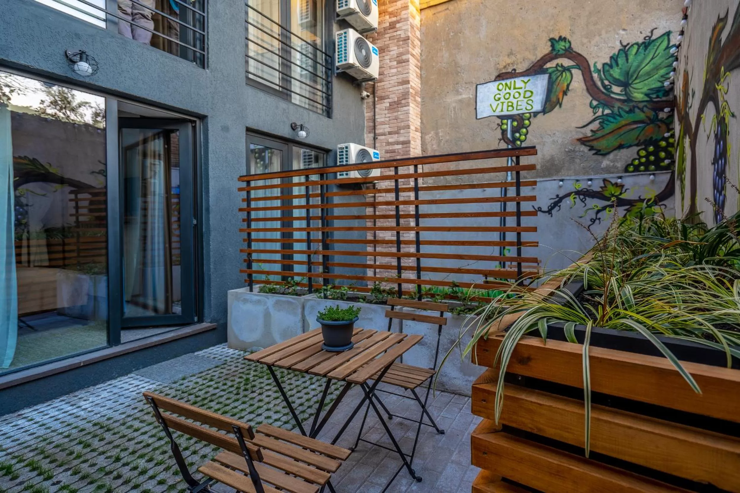 Patio in Tbilisi Story Hotel