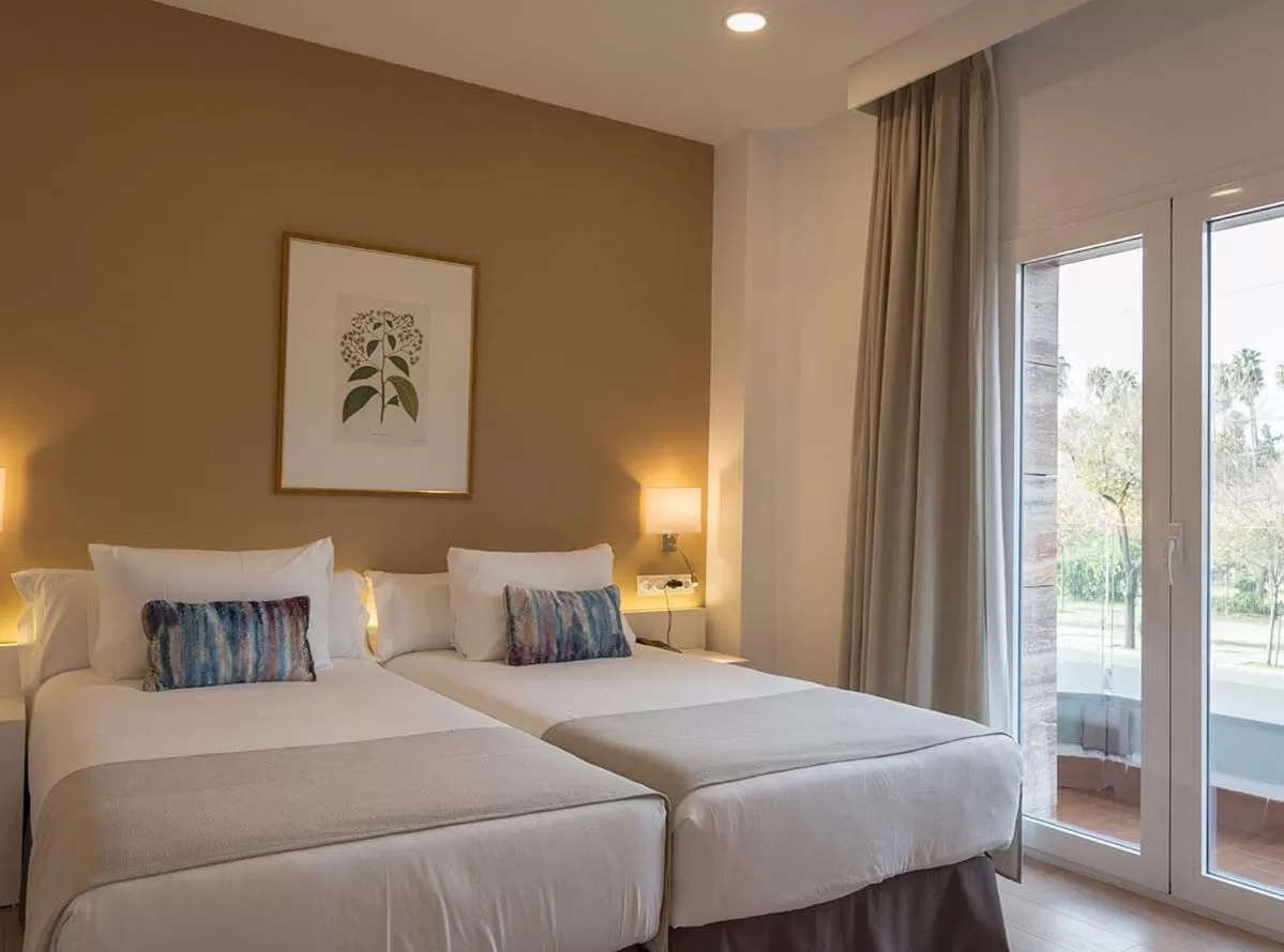 Bed in Hotel Alcázar