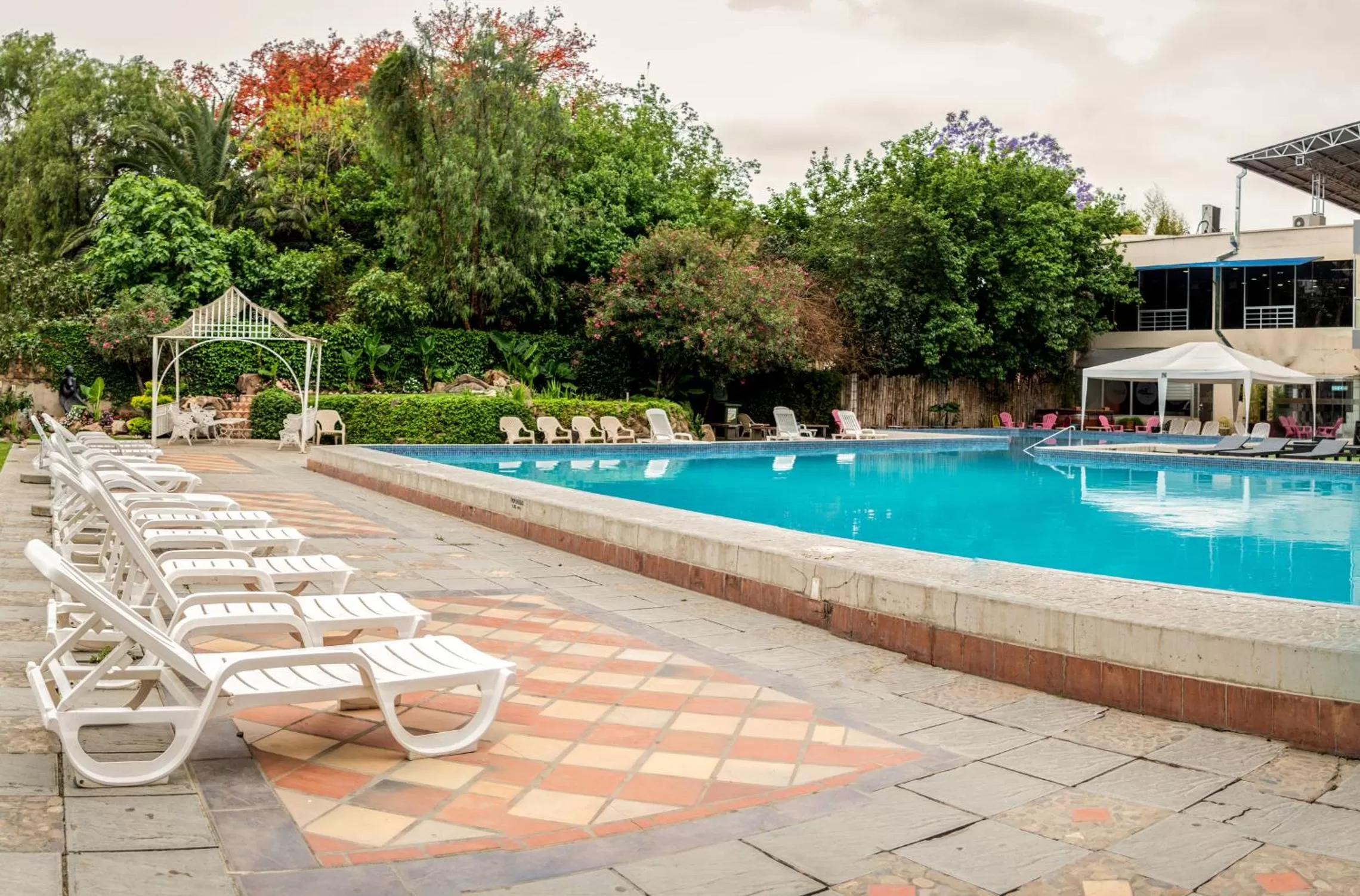 Patio in Hotel Los Ceibos