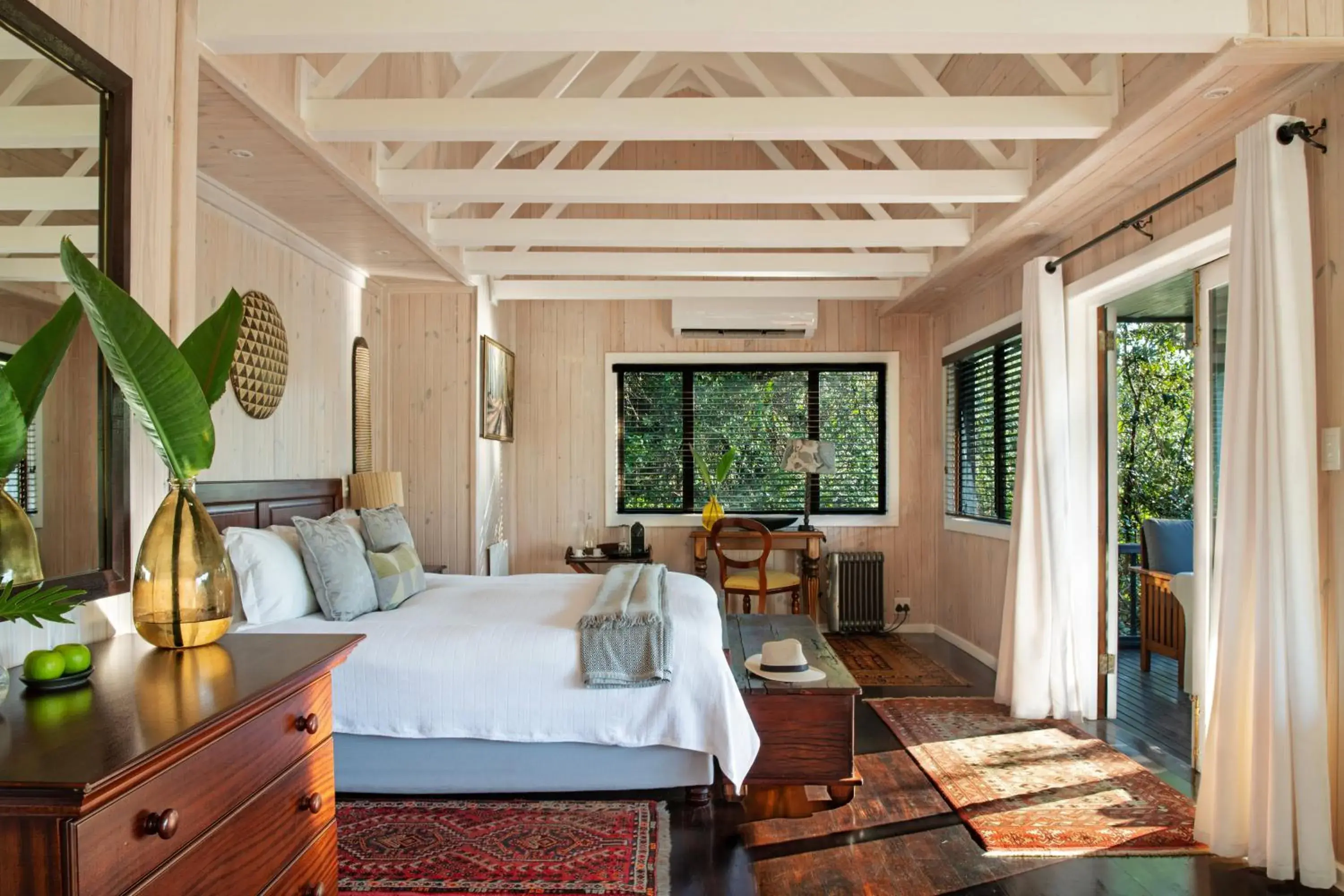 Bed in Prana Lodge