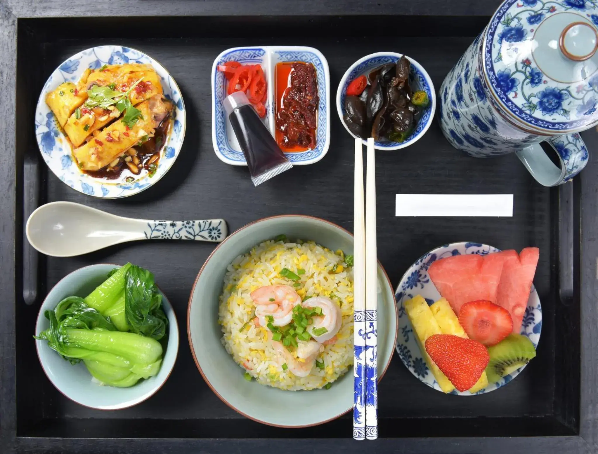 Bedroom, Food in Holiday Inn Chongqing University Town, an IHG Hotel