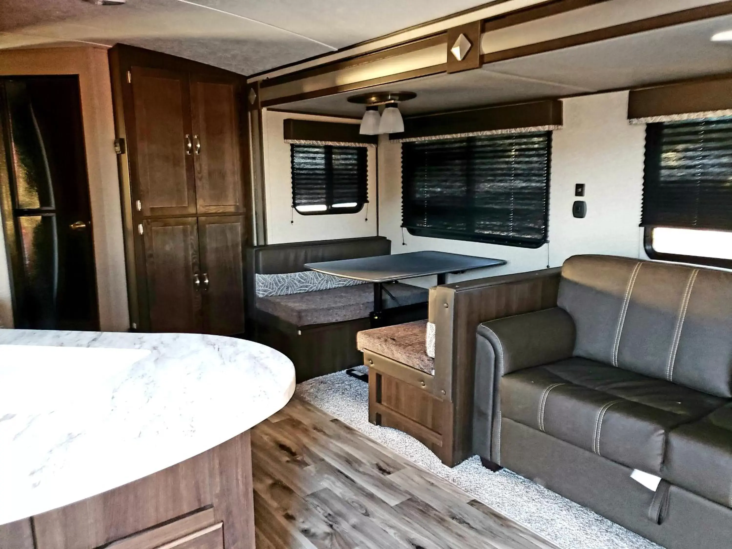 Living room in Grand Canyon RV Glamping