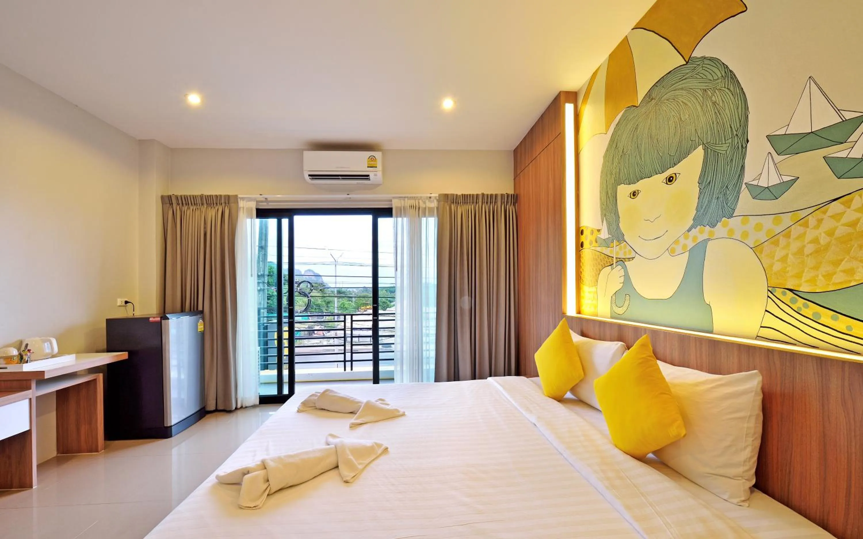 Photo of the whole room, Bed in Tairada Boutique Hotel