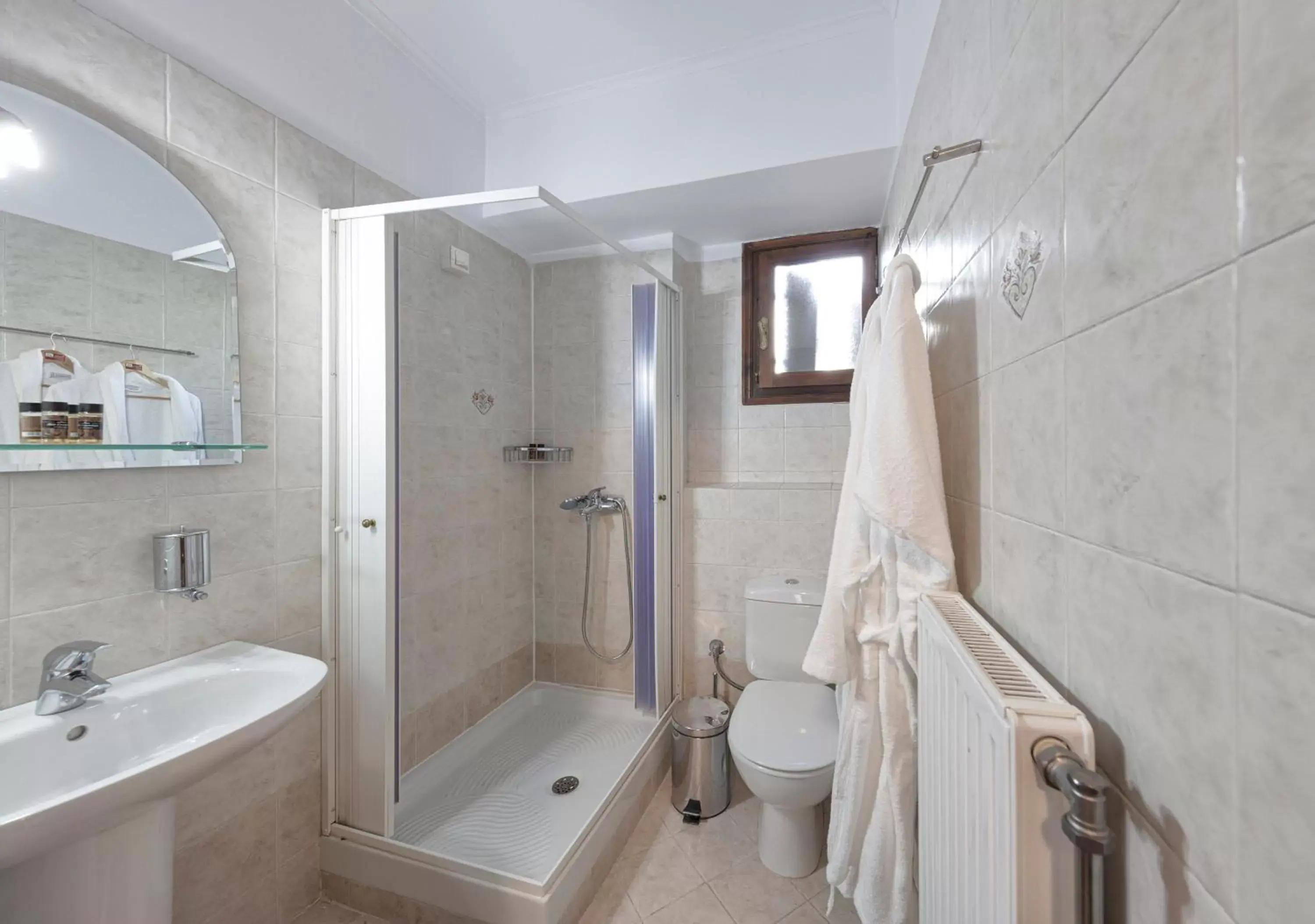 Shower, Bathroom in Stone Suites by White Hills