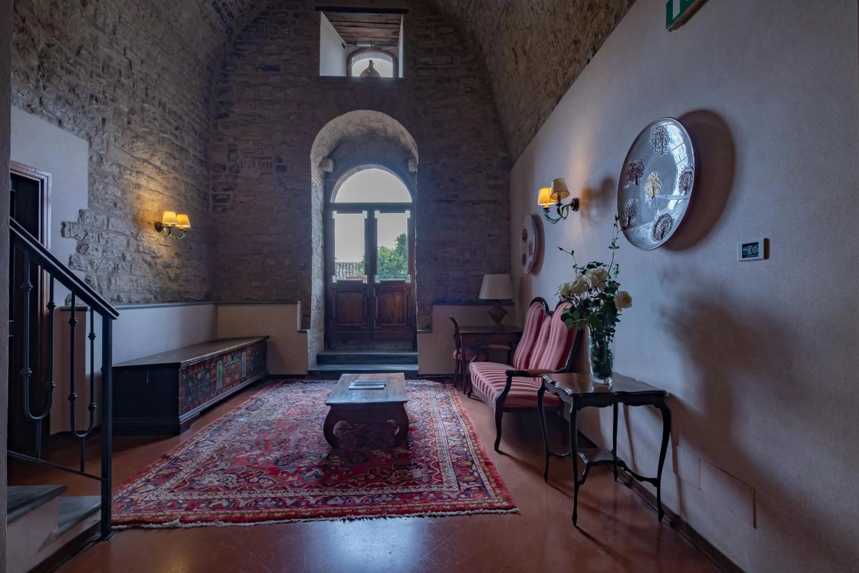 Communal lounge/ TV room in Relais Ducale