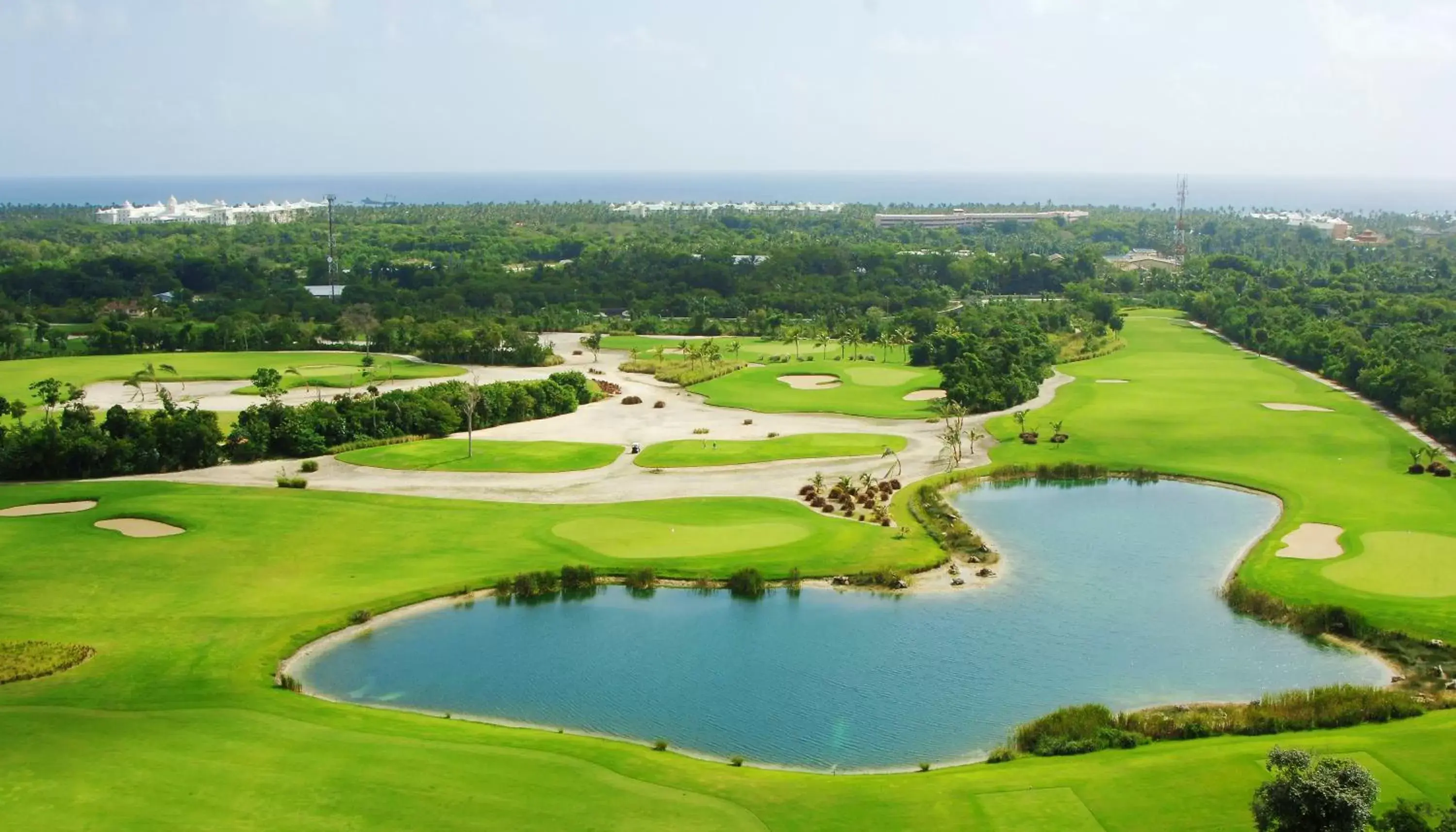 Golfcourse, Bird's-eye View in Majestic Colonial Punta Cana - All Inclusive