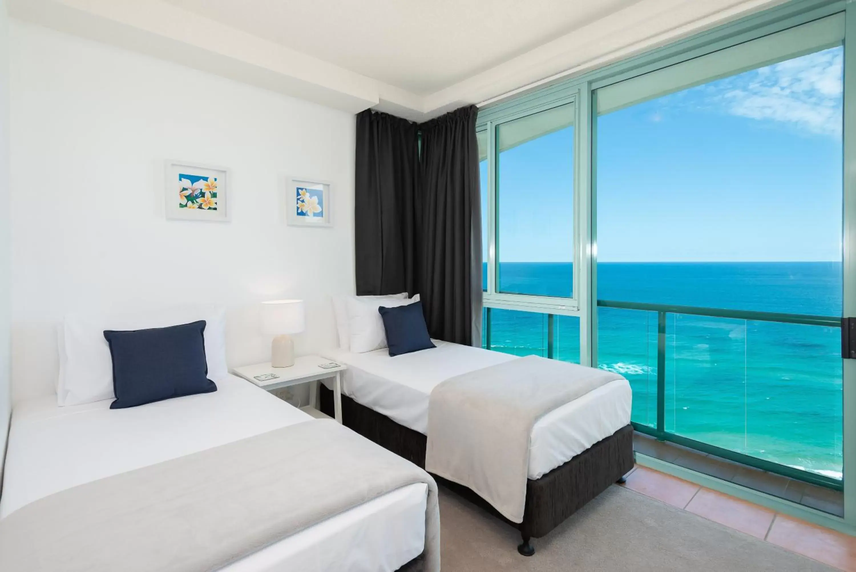 Bedroom, Sea View in The Waterford on Main Beach