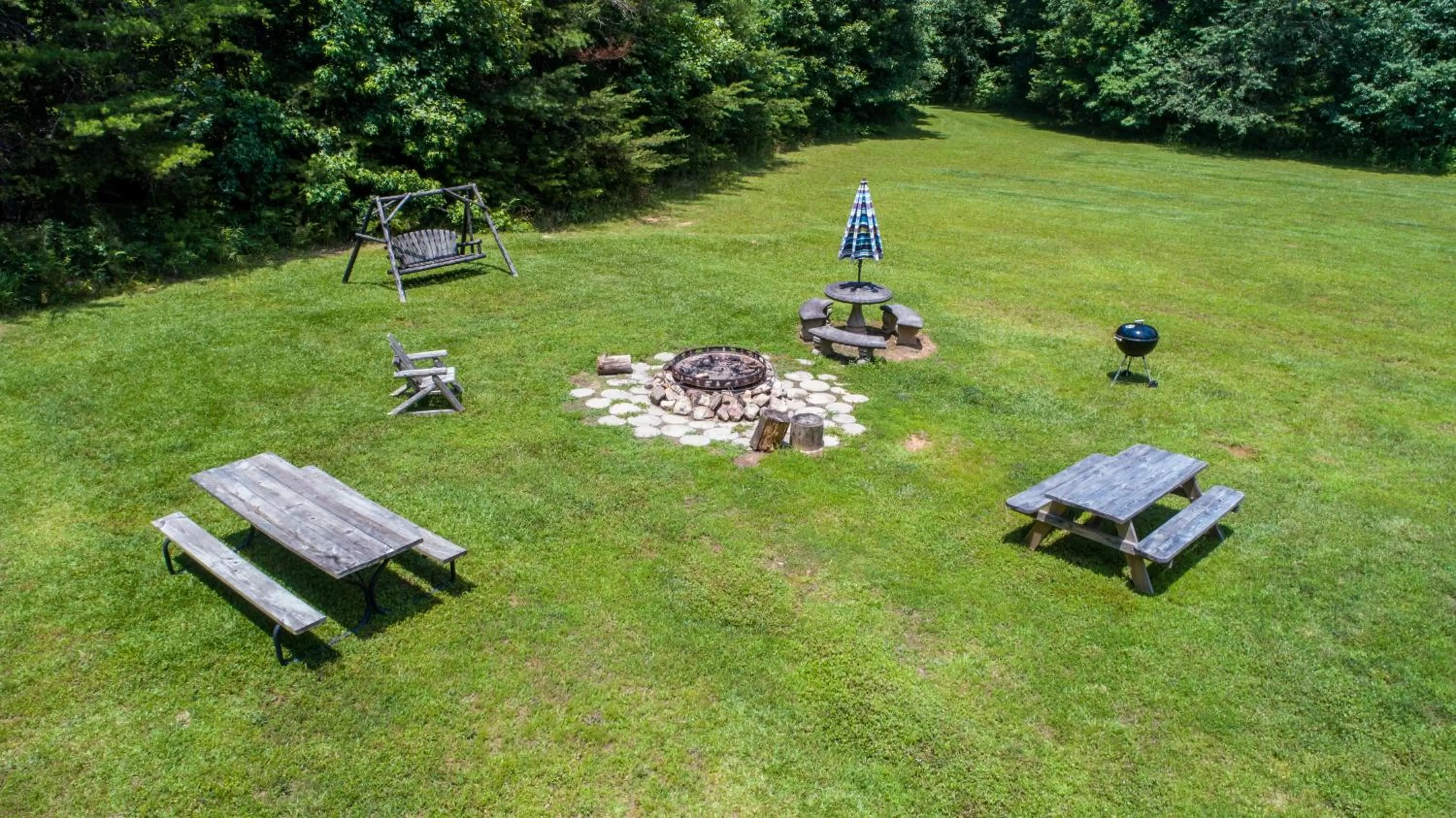 Natural landscape in Nacoochee valley motel
