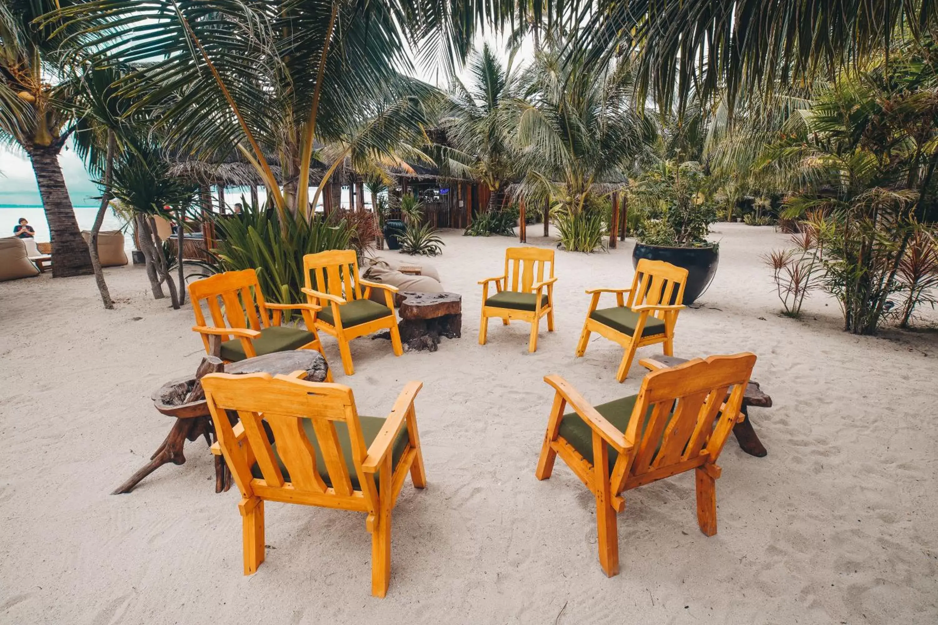 Garden in Amihan Beach Cabanas