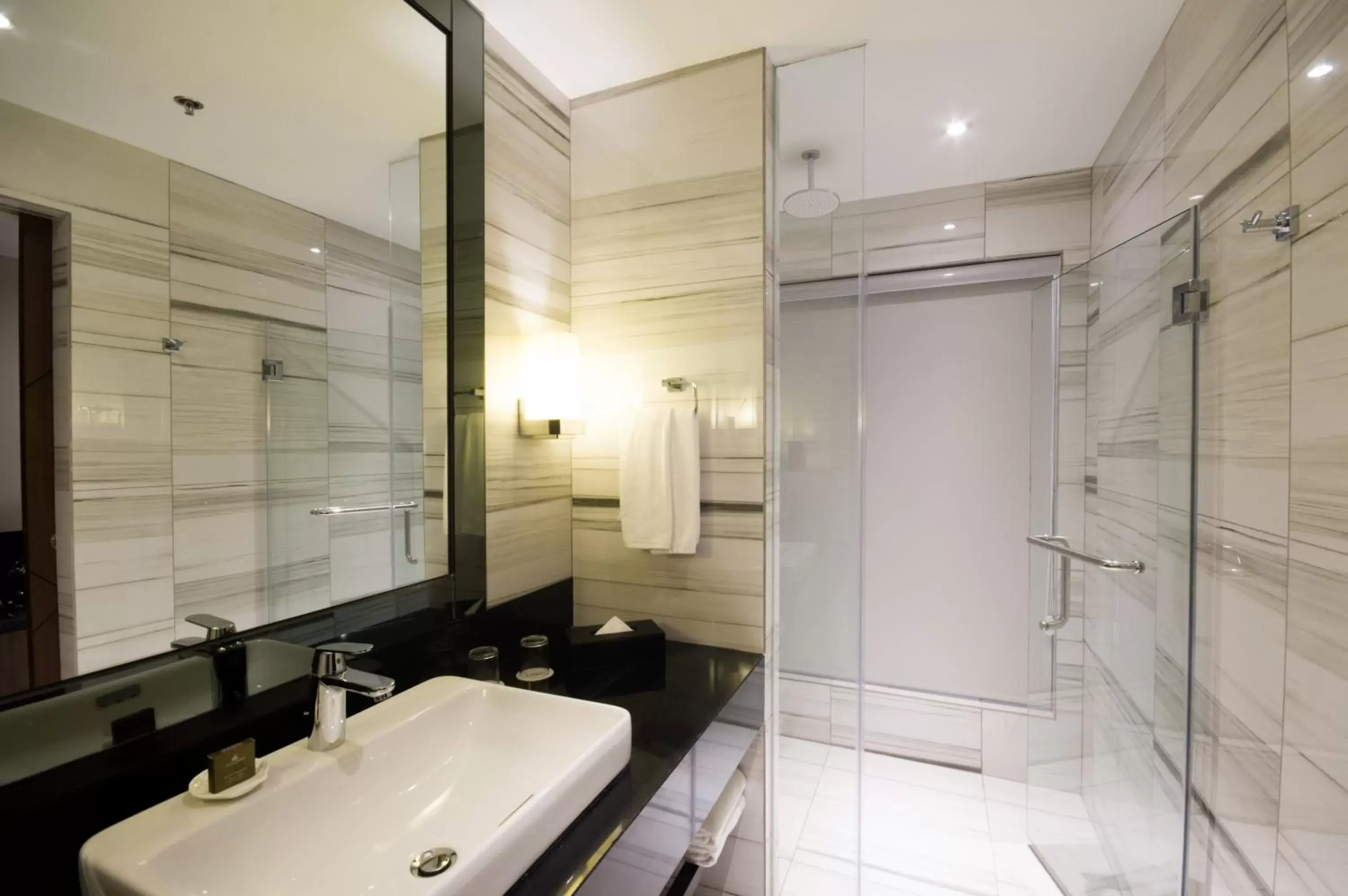 Shower, Bathroom in Luxent Hotel