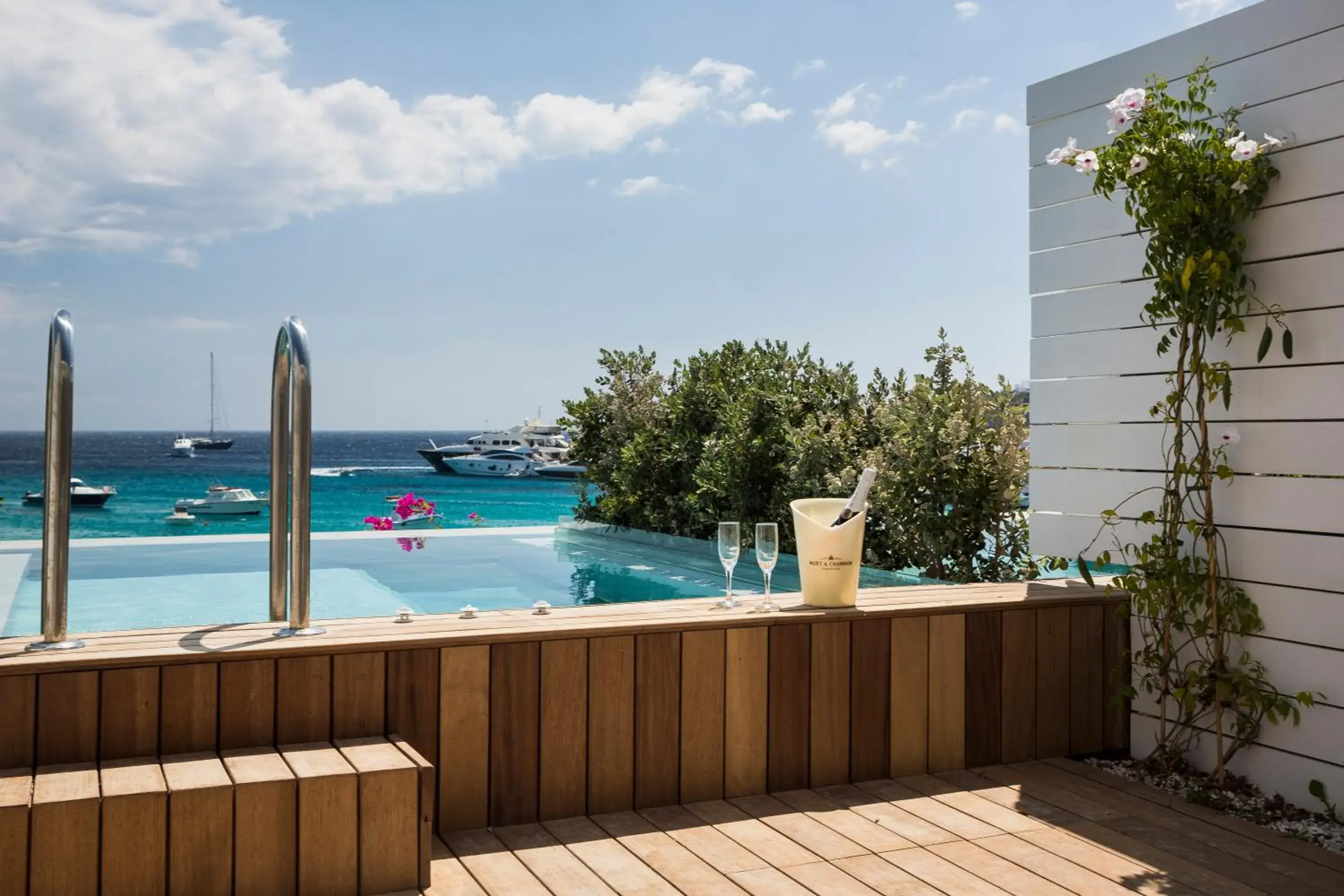 Swimming Pool in Mykonos Dove Beachfront Hotel