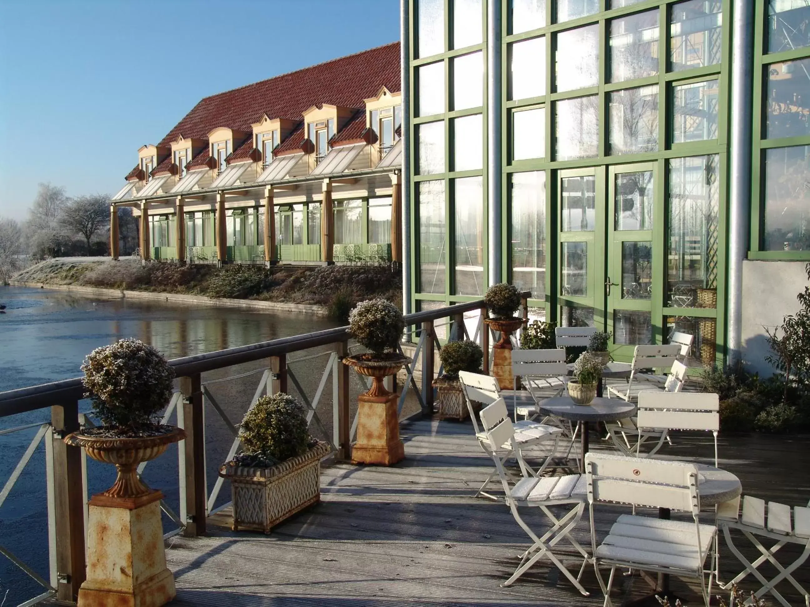 Balcony/Terrace in Hajé Hotel Joure