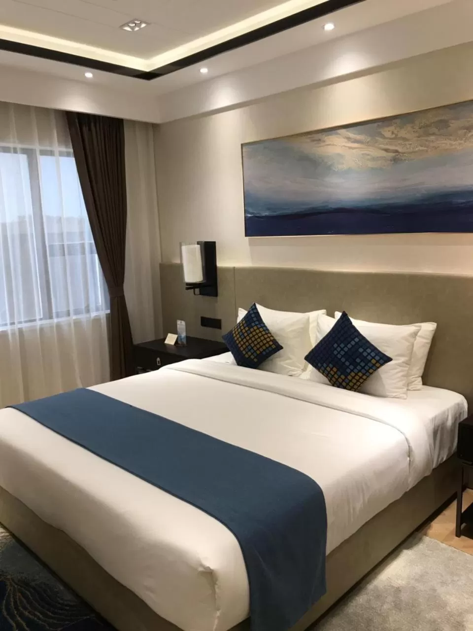 Bed in Ocean Delight Boutique Hotel 海悦精品酒店