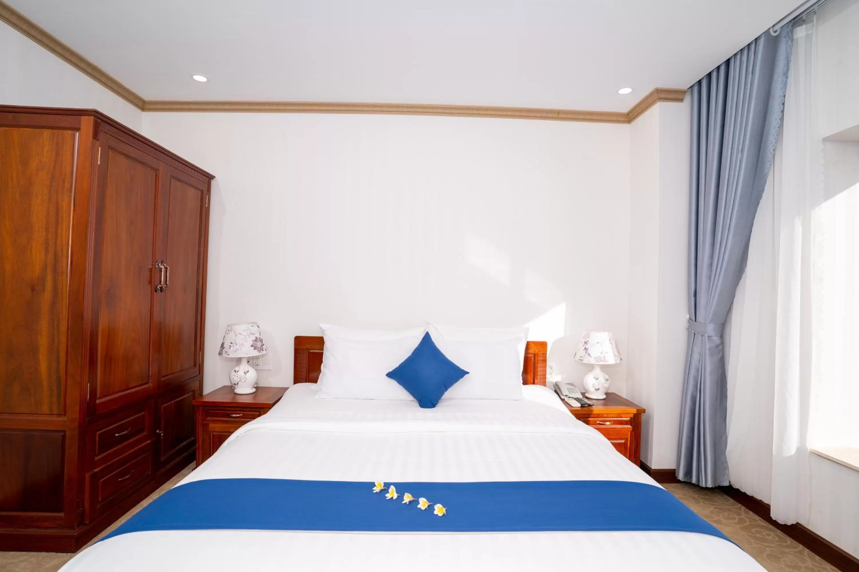 Bed in Navy Hotel Cam Ranh
