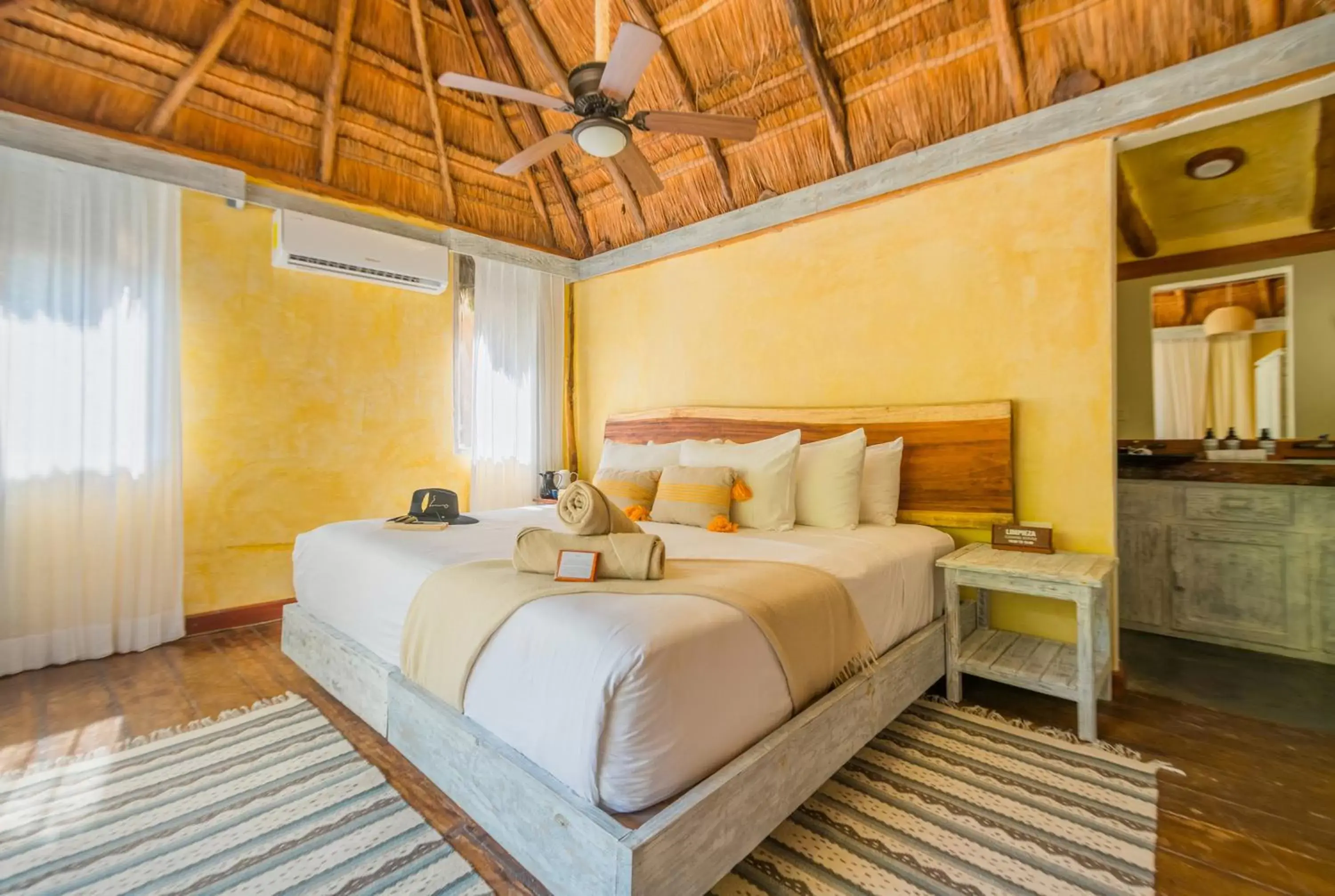 Bedroom, Bed in Villa Pescadores Tulum