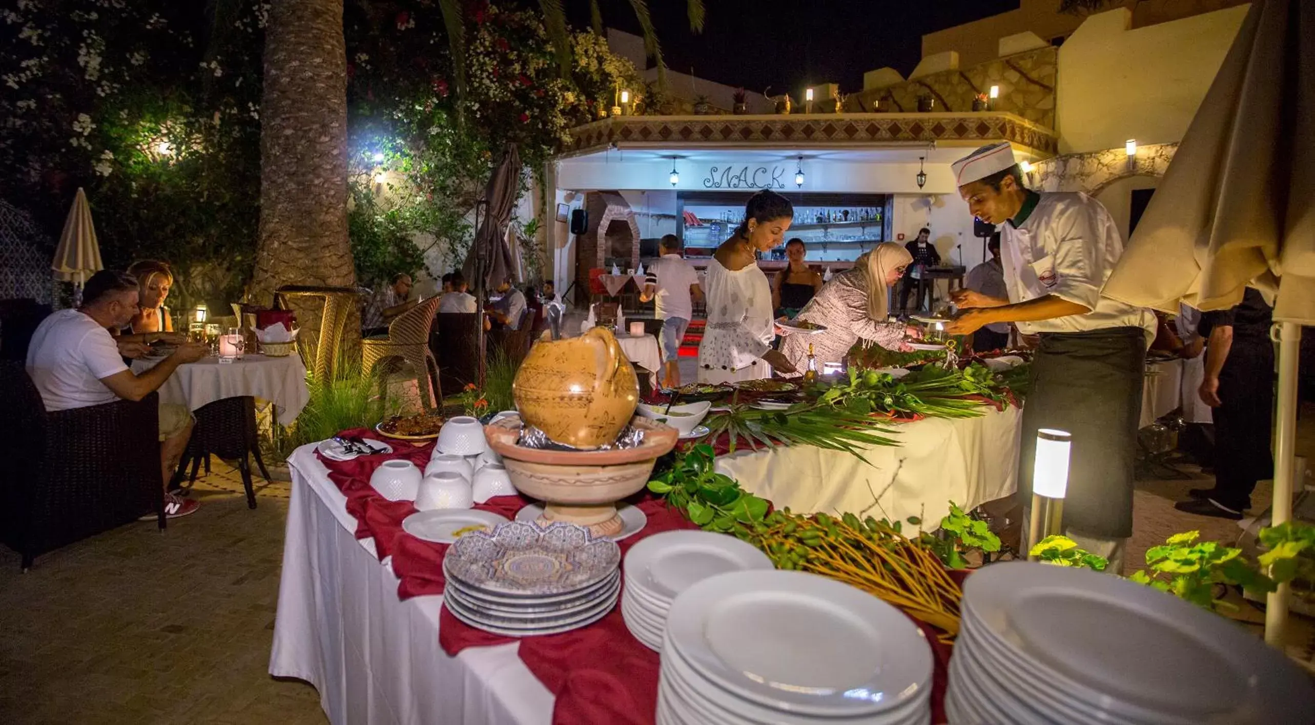Evening entertainment, Restaurant/Places to Eat in Atlantic Hotel Agadir