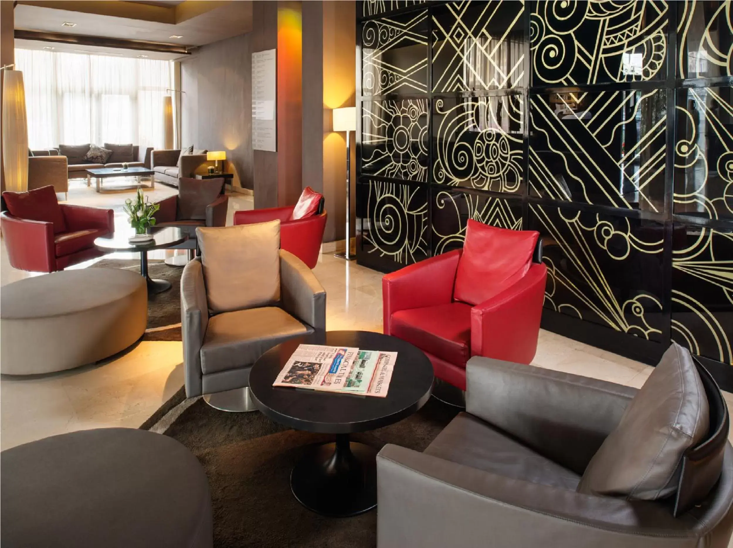 Lobby or reception, Lounge/Bar in Mövenpick Hotel Casablanca