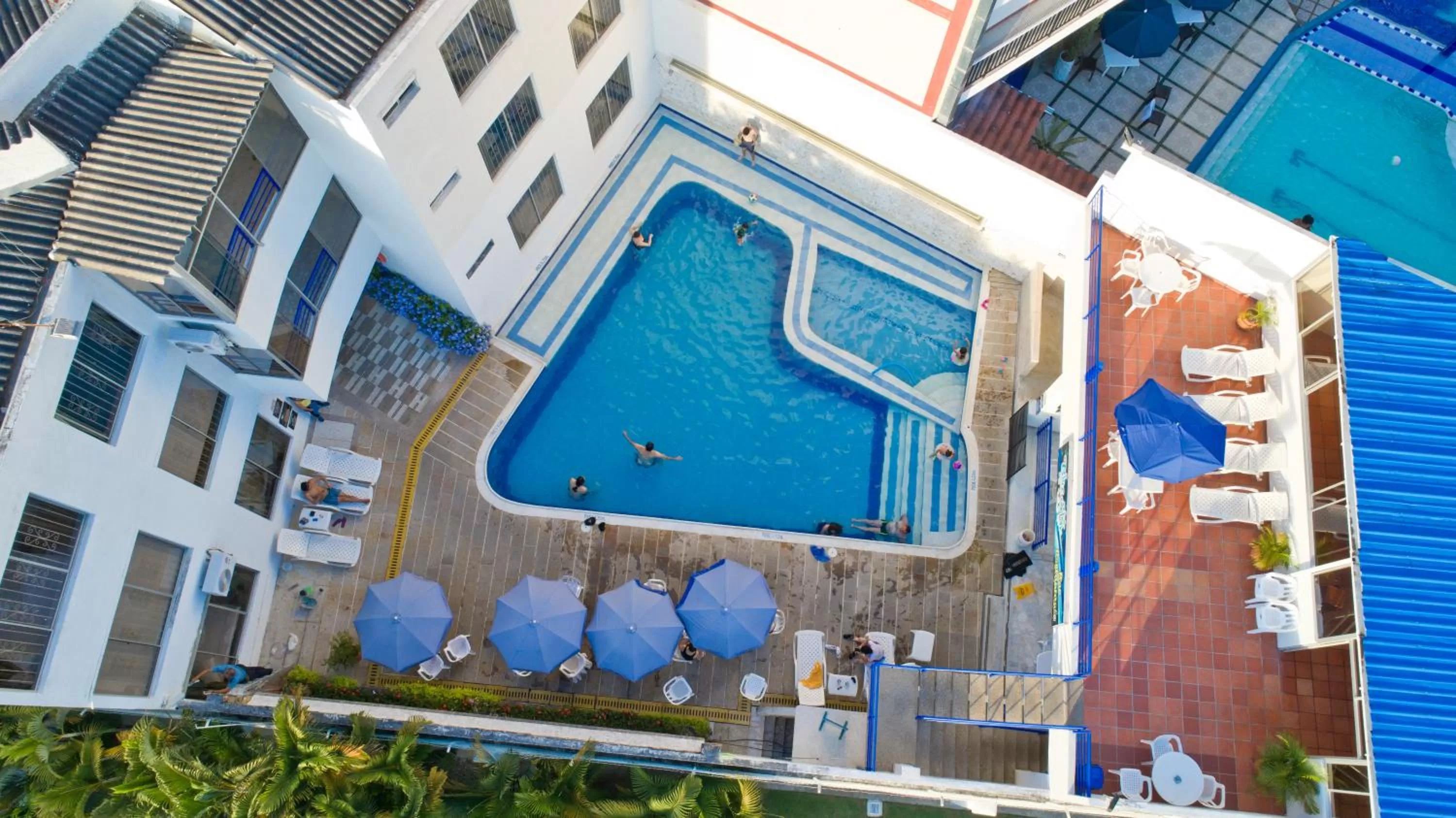 Bird's eye view in Blue Star Hotel