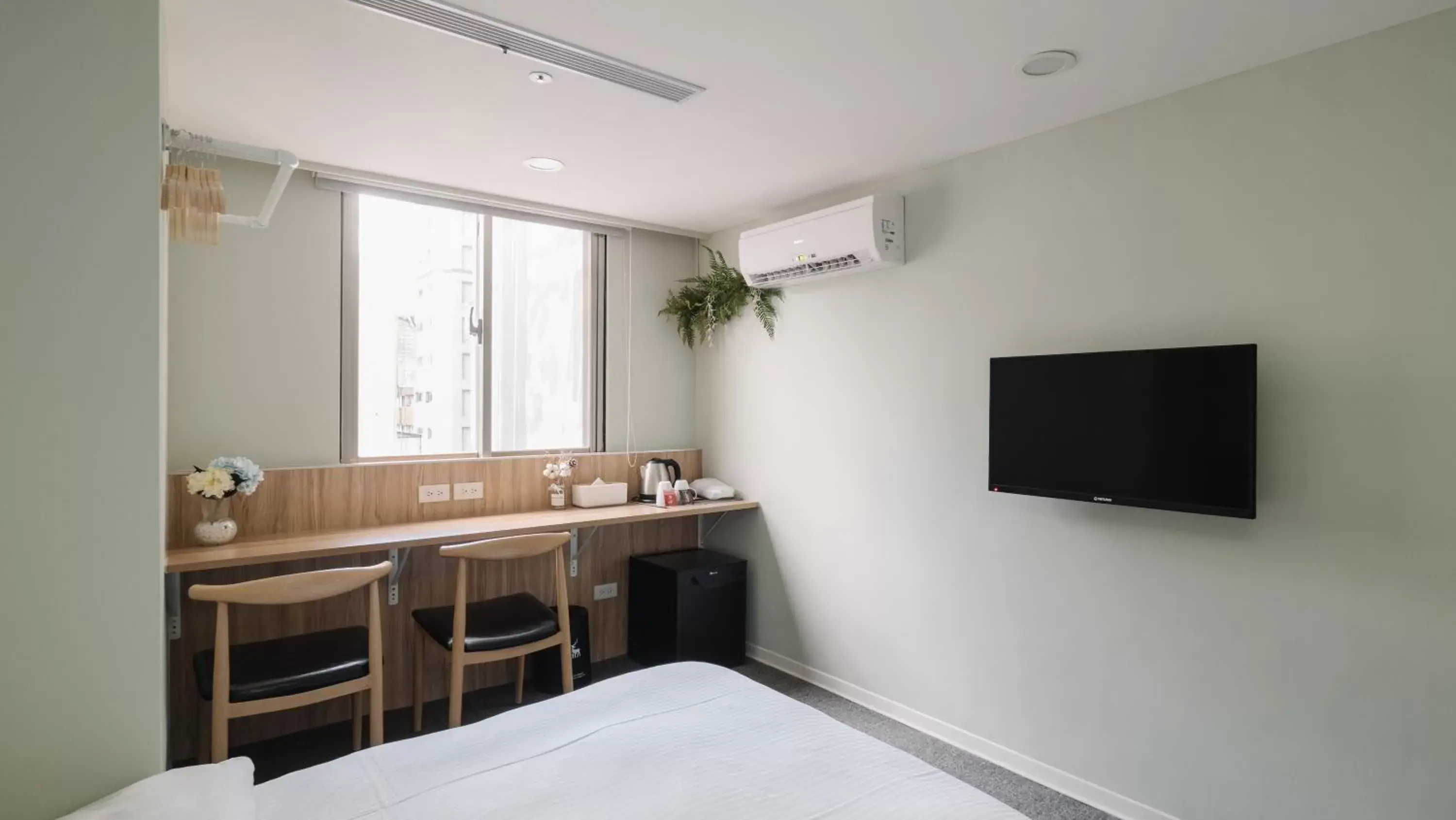 Decorative detail, TV/Entertainment Center in Hotel attic