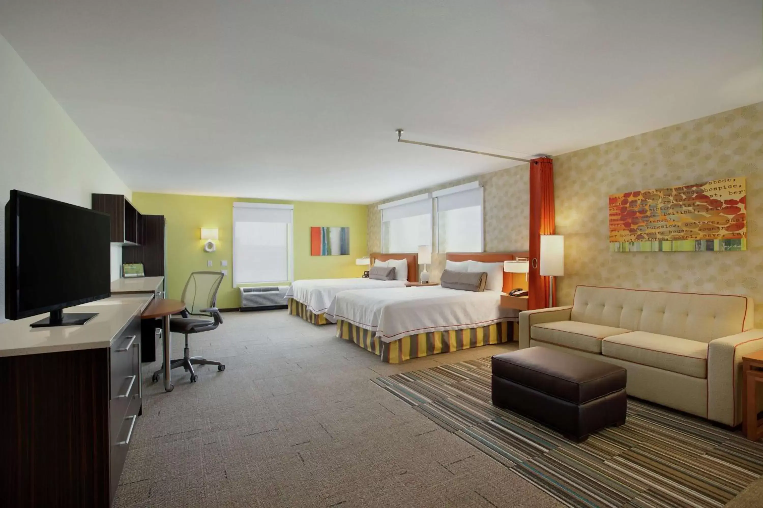 Bedroom, Bed in Home2 Suites by Hilton San Antonio Airport, TX
