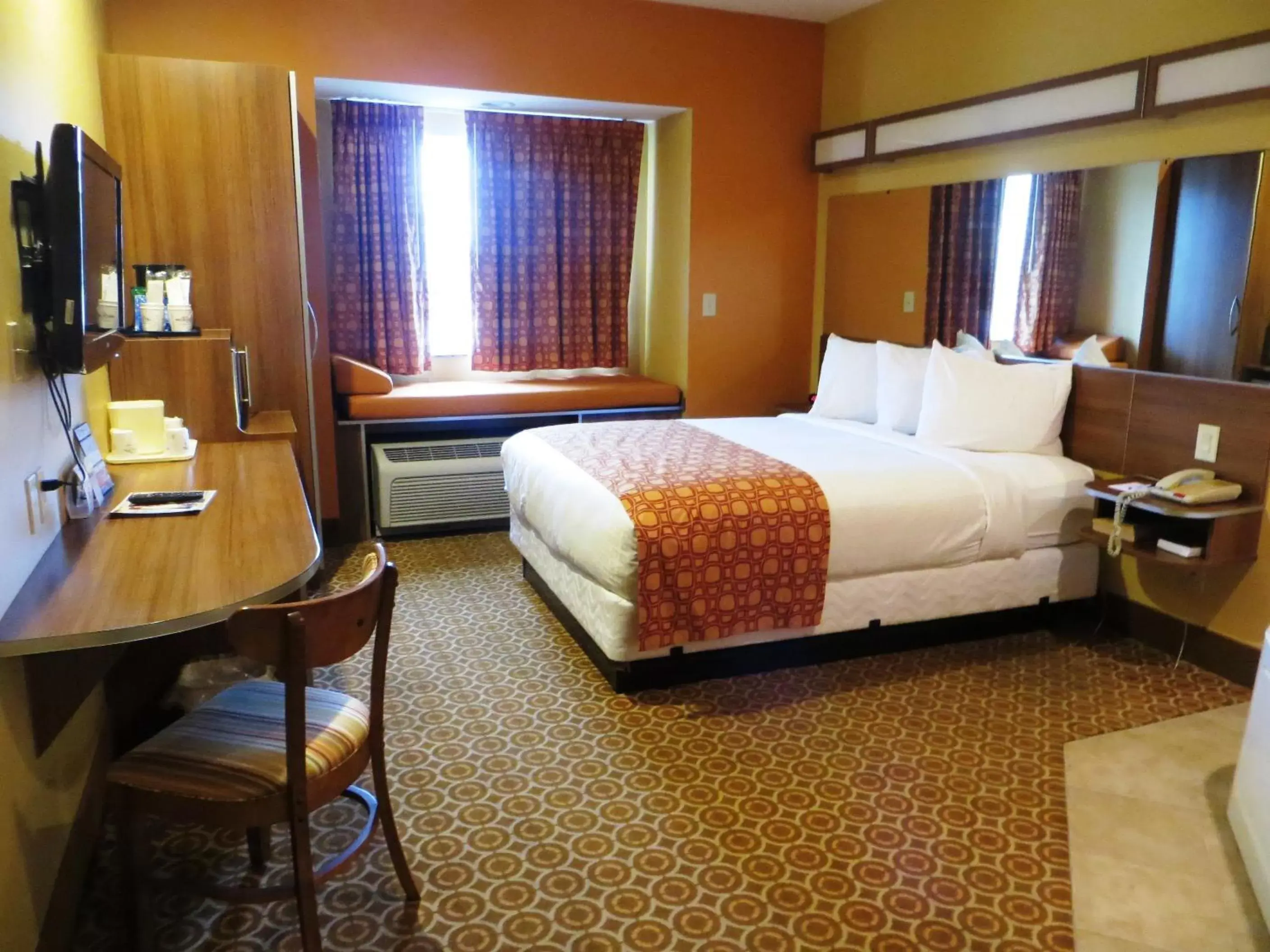 Bedroom, Bed in Microtel by Wyndham South Bend Notre Dame University