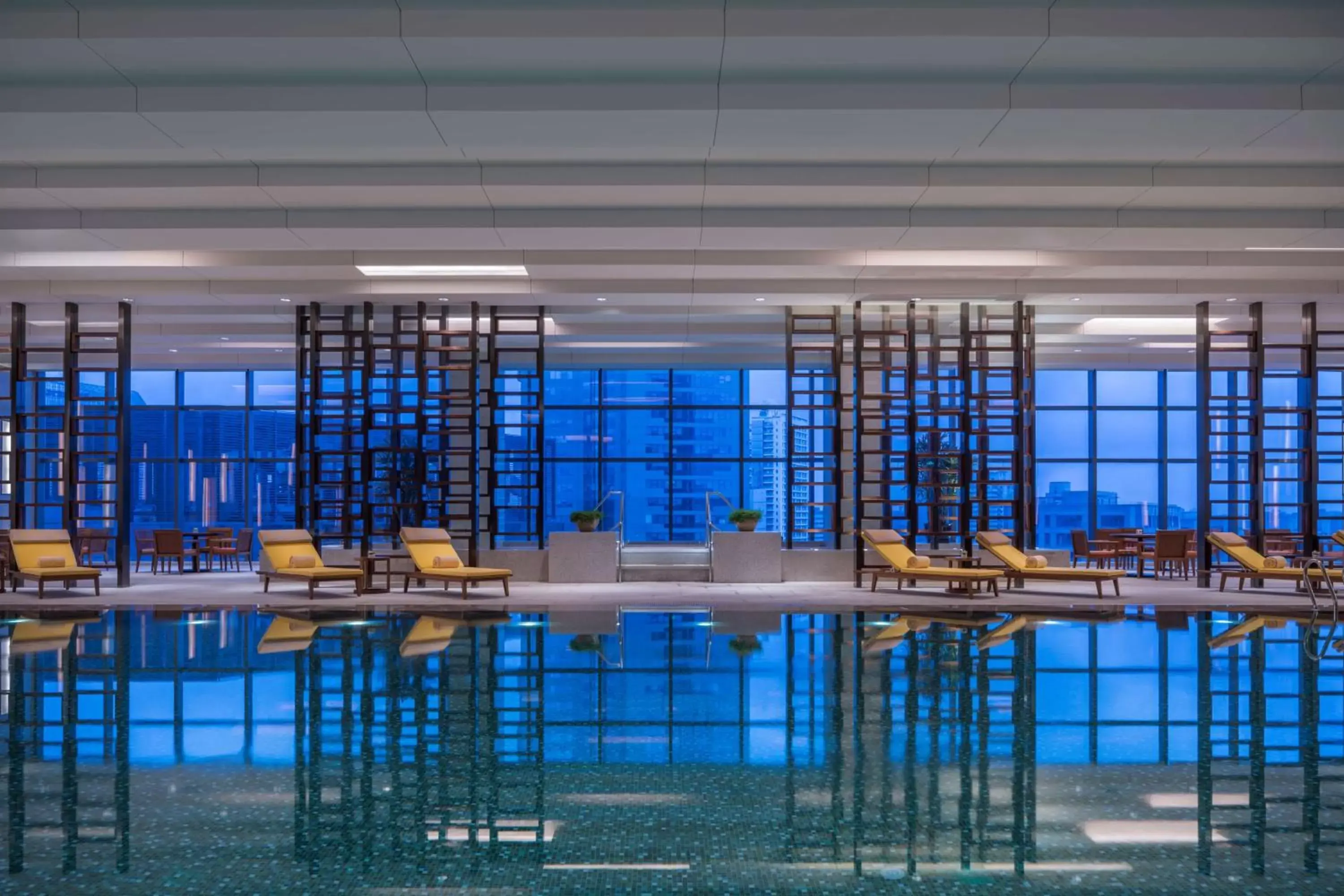 Pool view in Hyatt Regency Shanghai Wujiaochang Pool view in Hyatt Regency Shanghai Wujiaochang