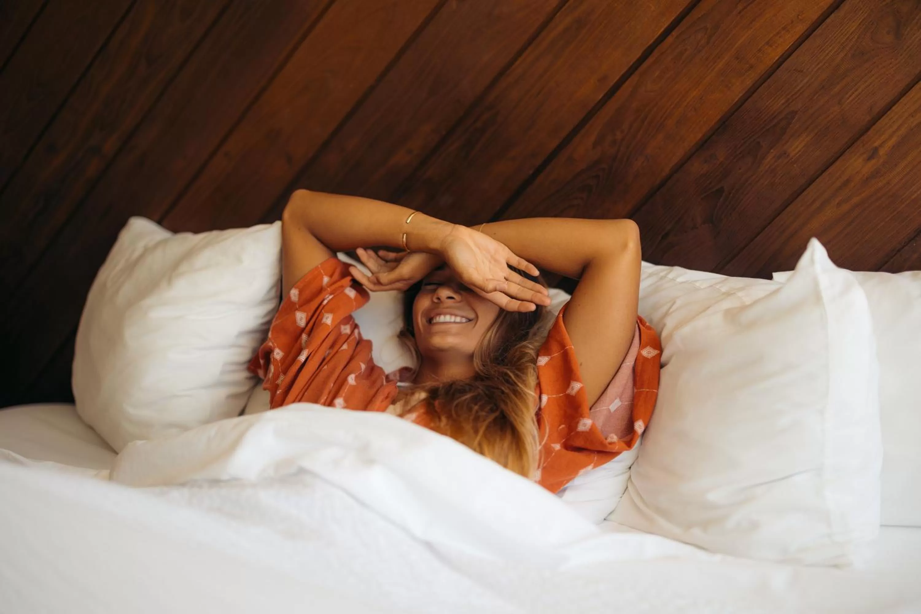 Bed in Hotel La Croix