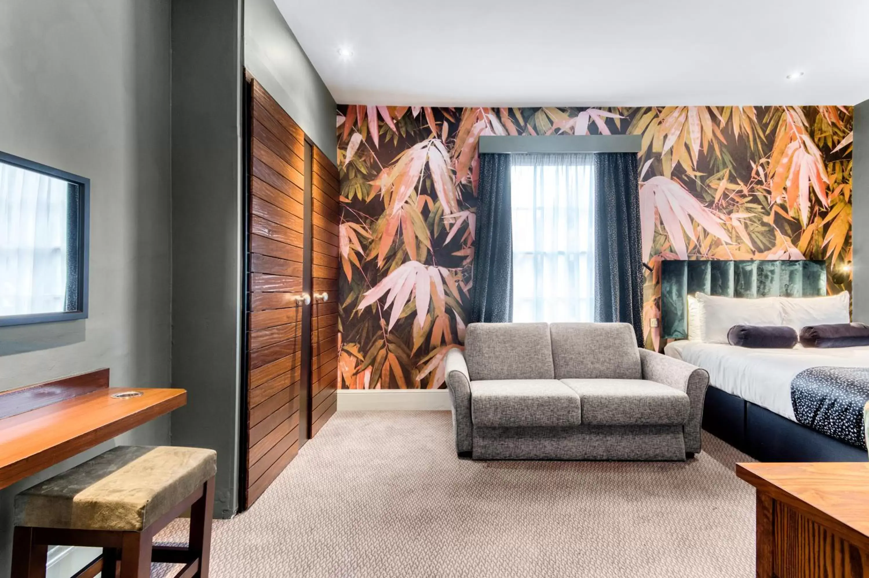 Bed, Seating Area in Inn on the Lake by Innkeeper's Collection