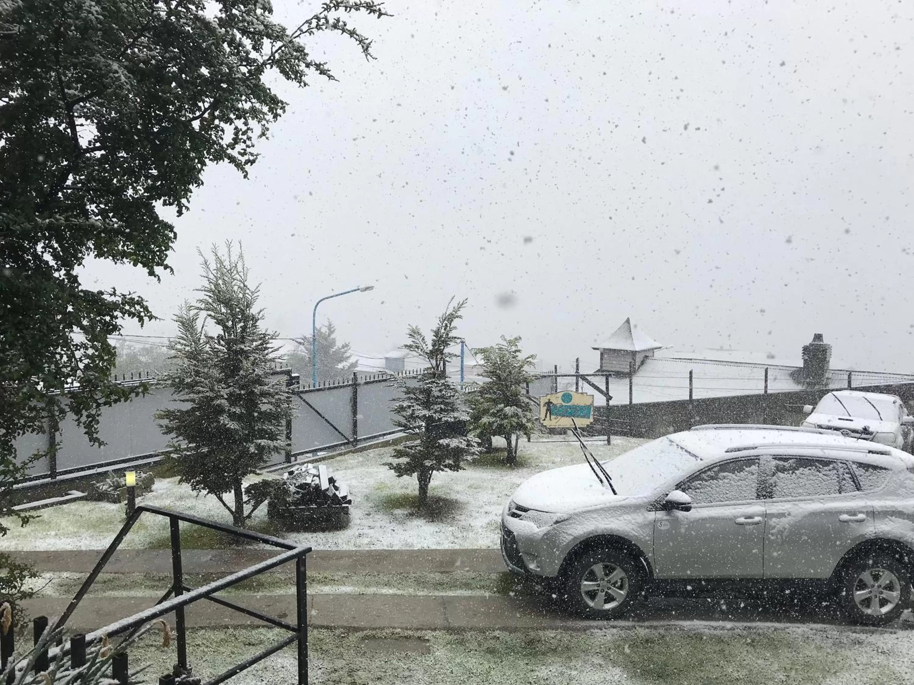 Patio in Hosteria Sloggett