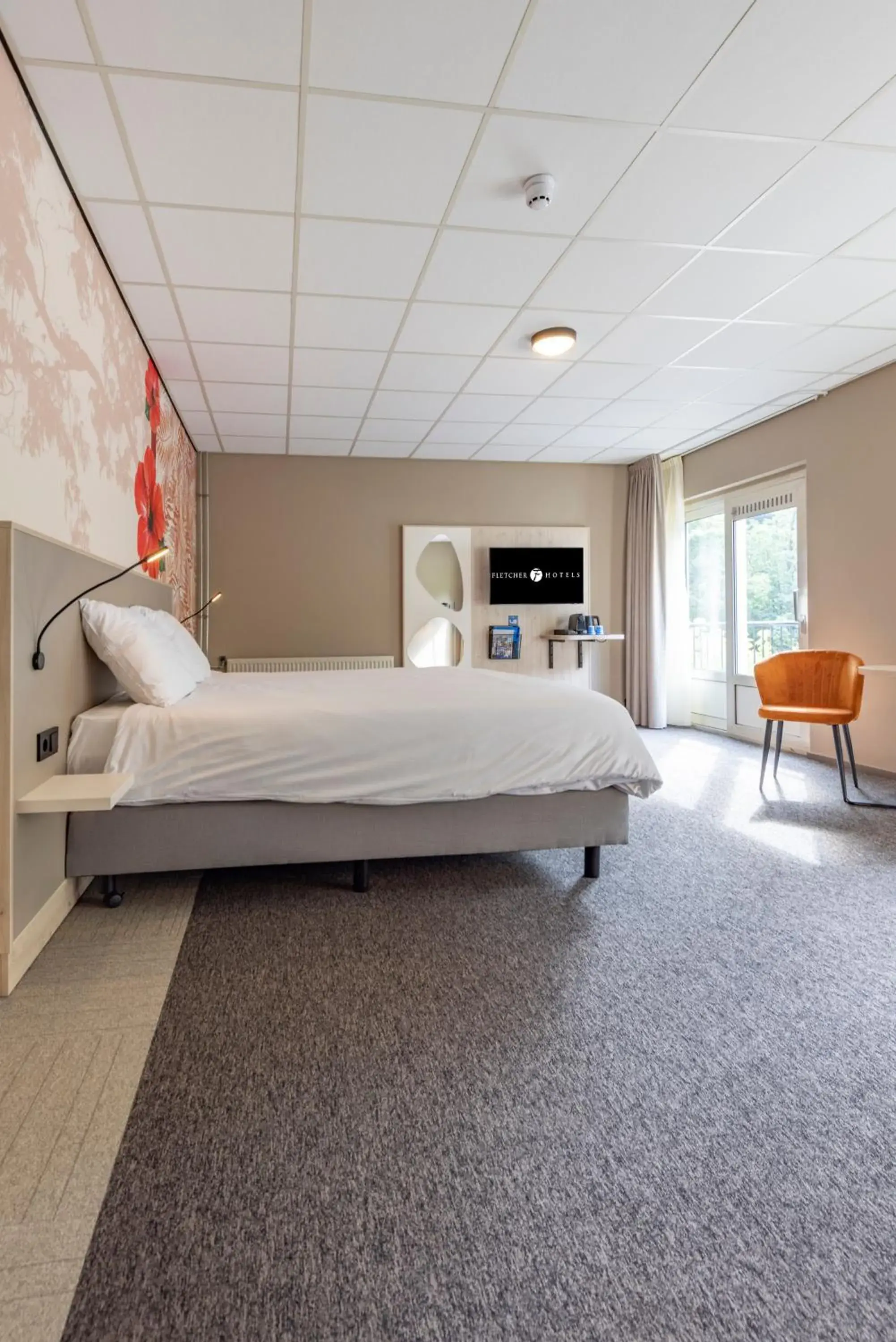 Bedroom, Bed in Fletcher Hotel-Restaurant De Scheperskamp