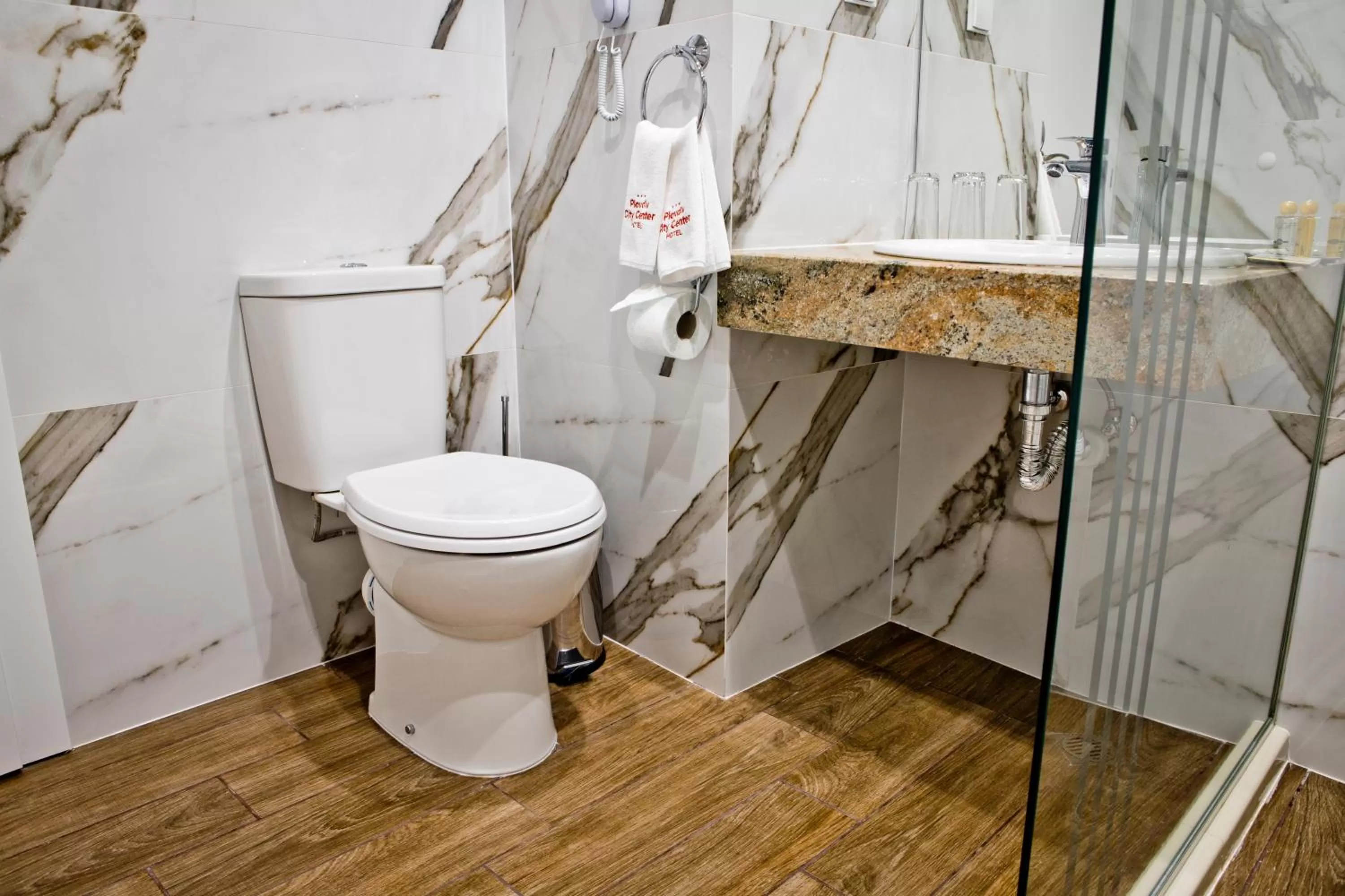 Bathroom in Plovdiv City Center Hotel