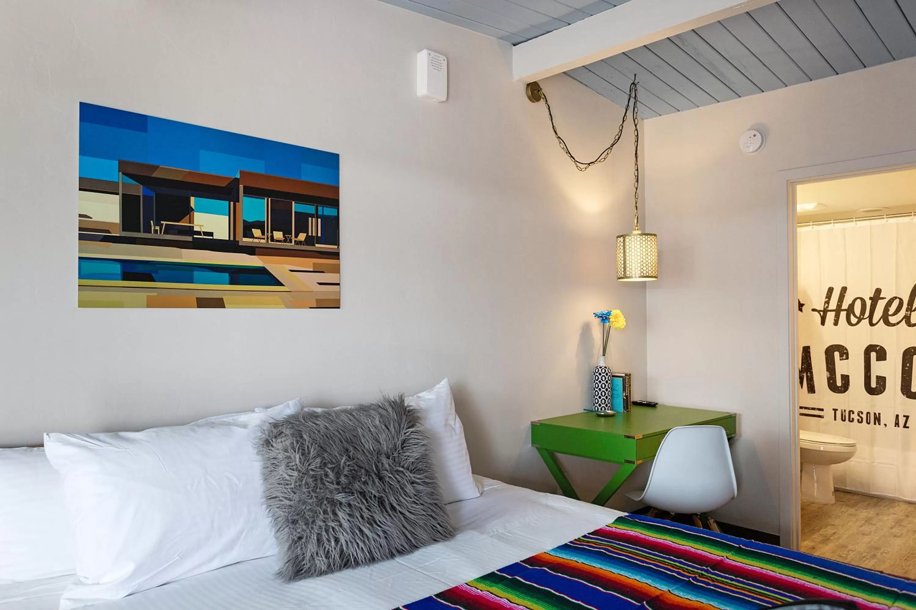 Bed in Hotel McCoy - Art, Coffee, Beer, Wine