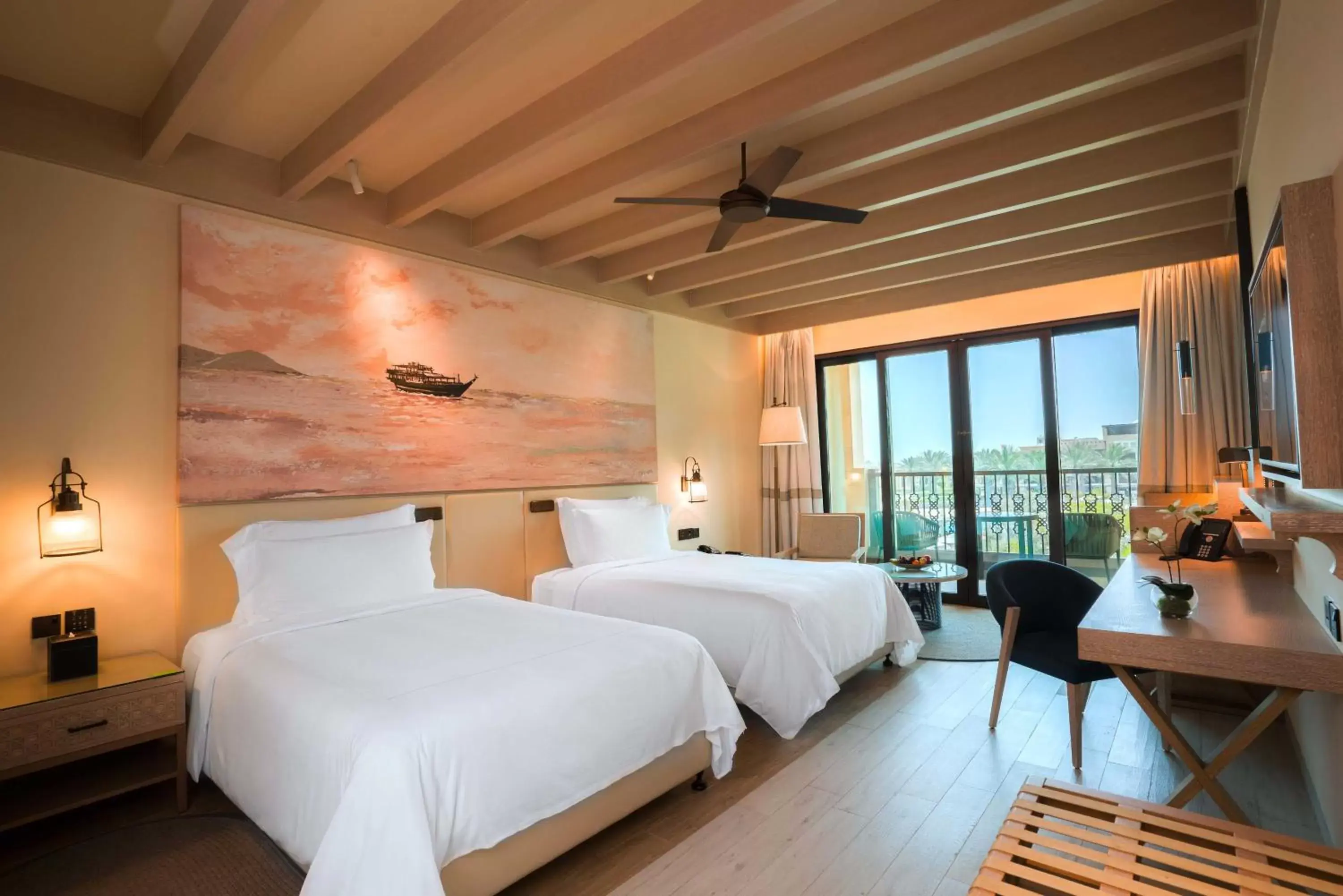 Photo of the whole room, Bed in Saadiyat Rotana Resort and Villas