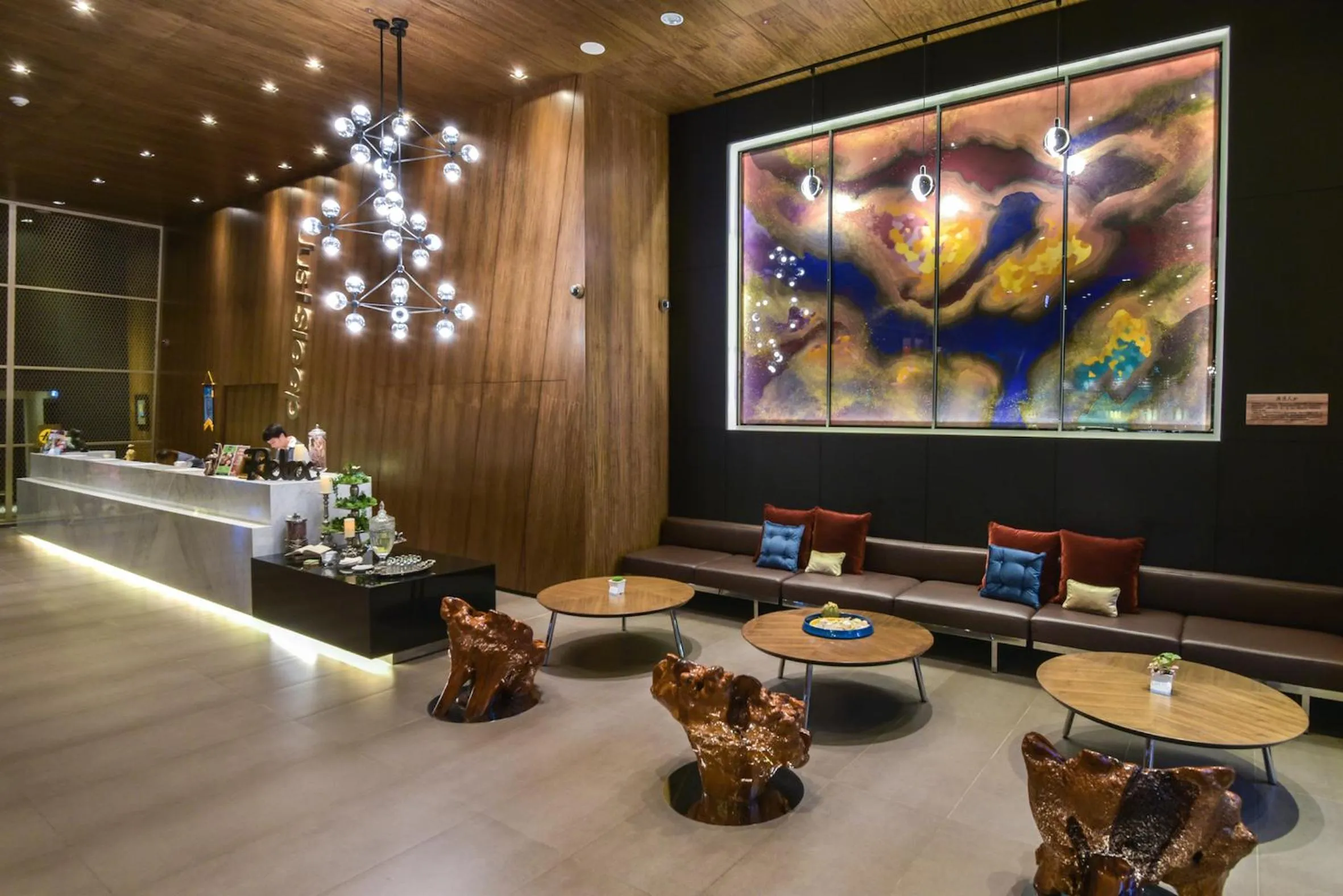 Lobby or reception in Just Sleep Kaohsiung Station