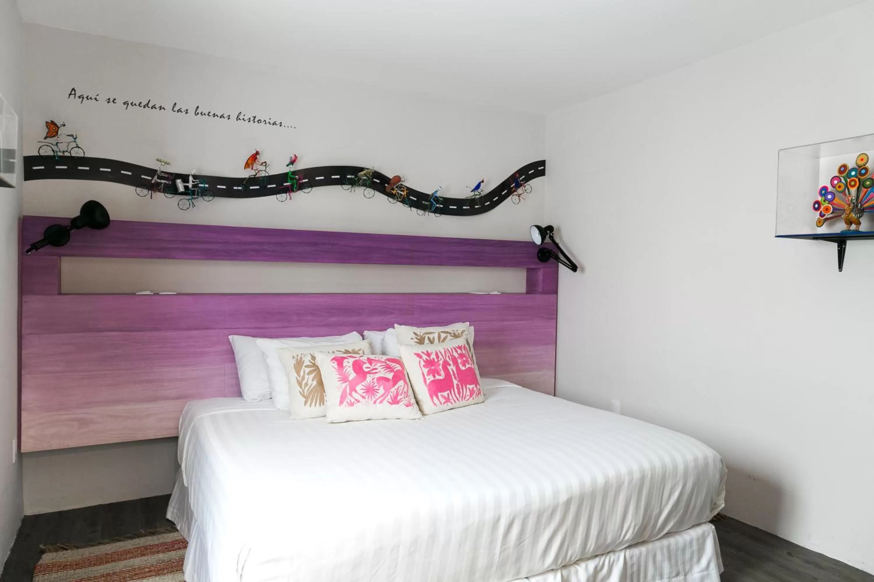 Bed in La Palomilla Bed & Breakfast