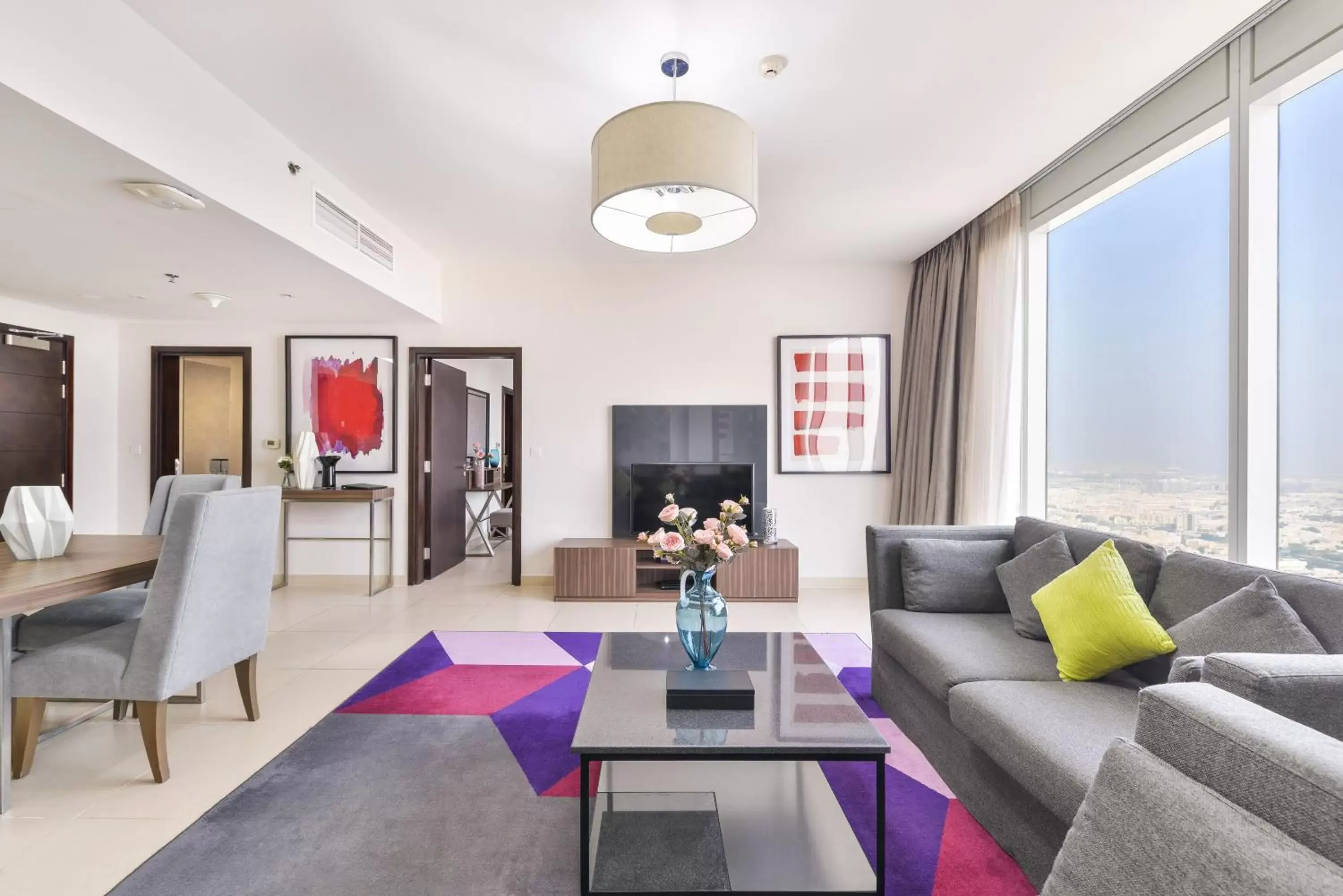 Living room, Seating Area in Nassima Tower Hotel Apartments