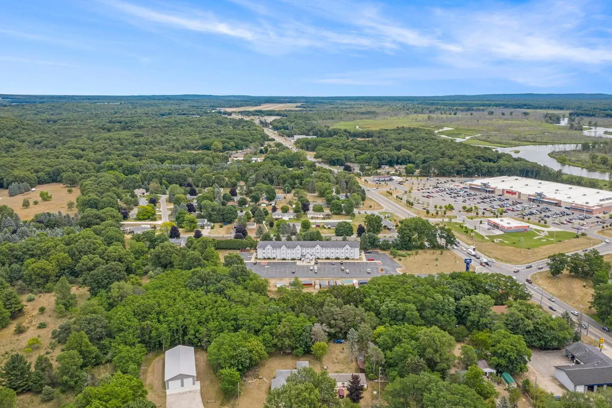 Property building in Microtel Inn and Suites Manistee Property building in Microtel Inn and Suites Manistee