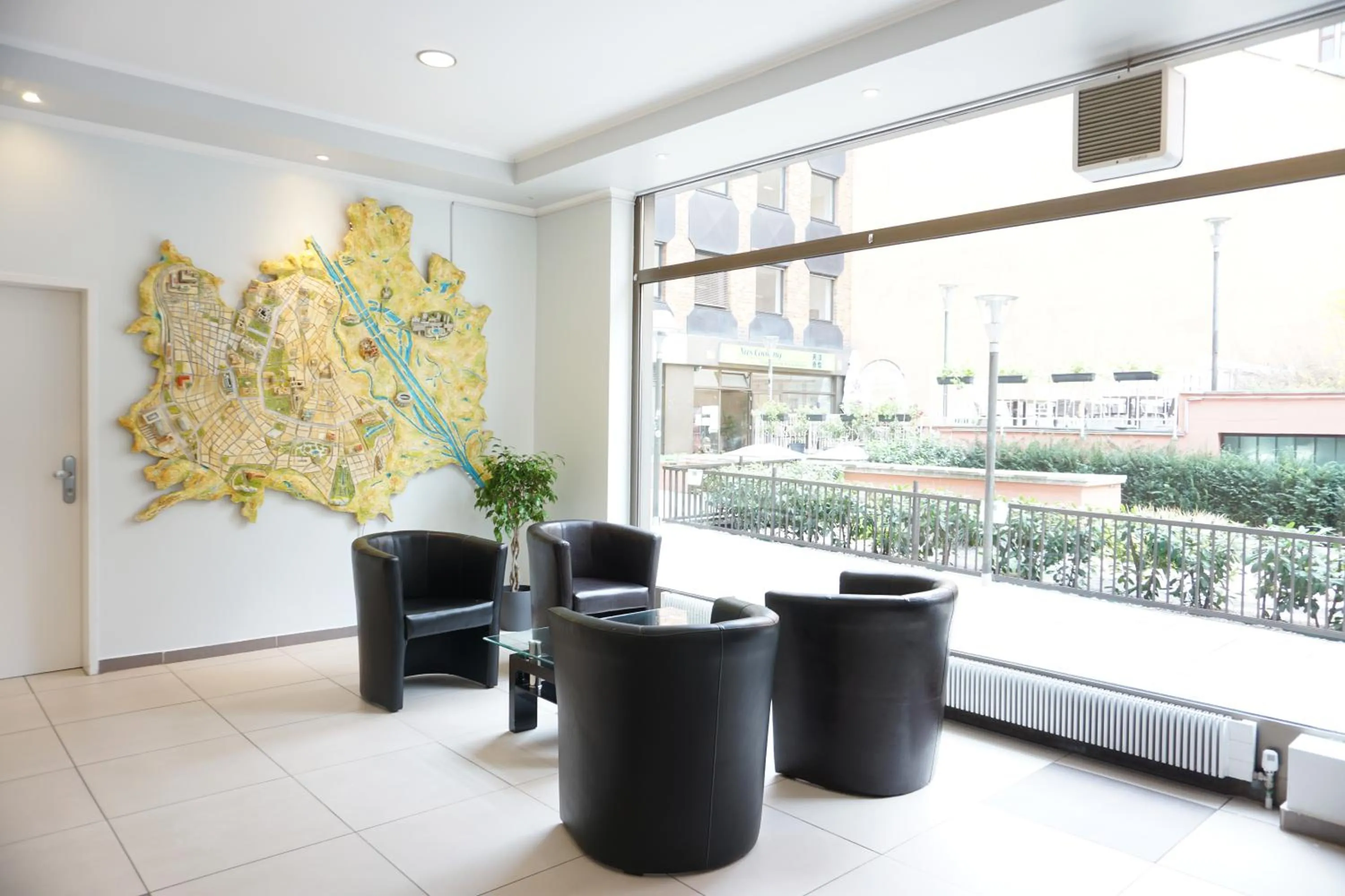 Lobby or reception in Hotel Kaffeemühle