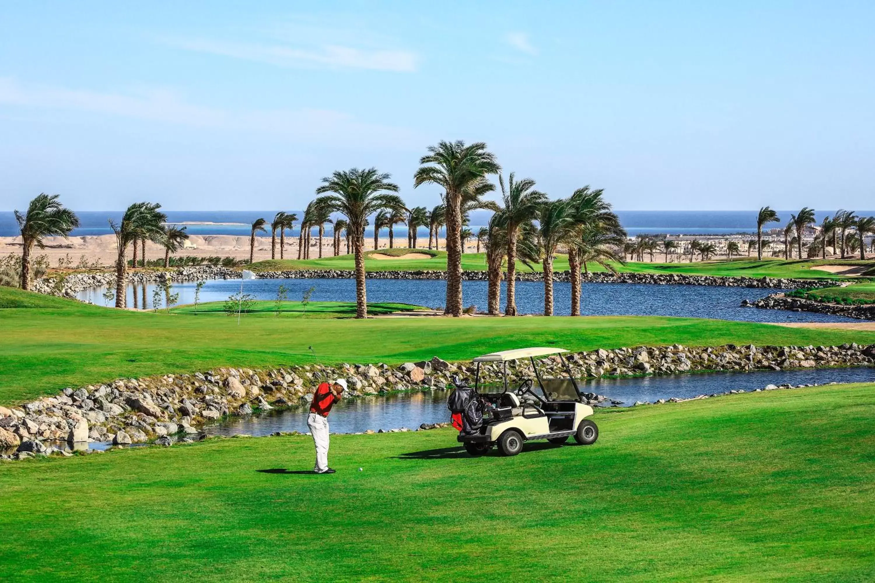 Golfcourse, Garden in Jaz Makadina