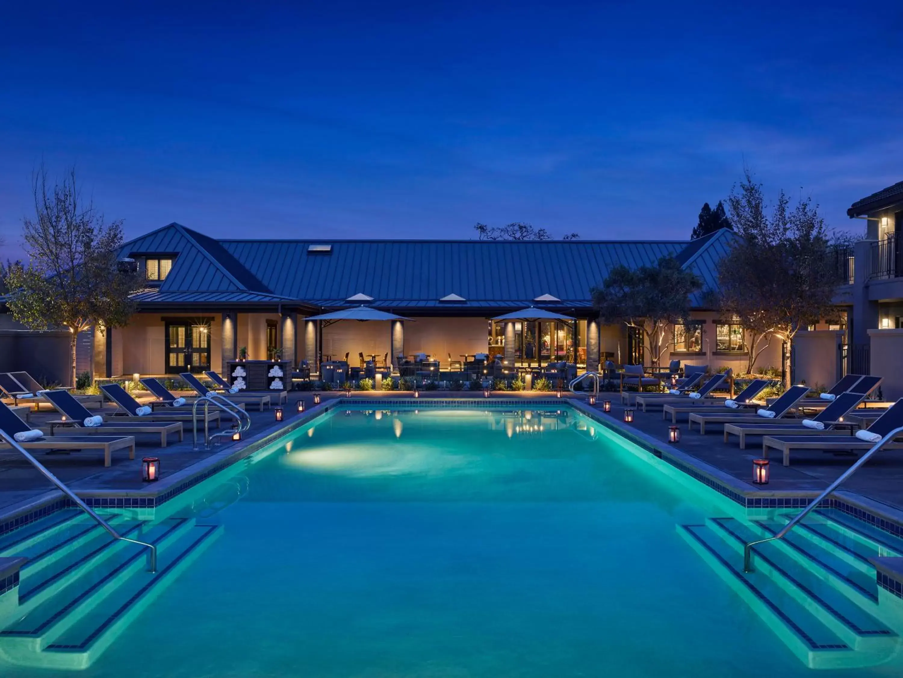 Property building, Swimming Pool in The Estate Yountville