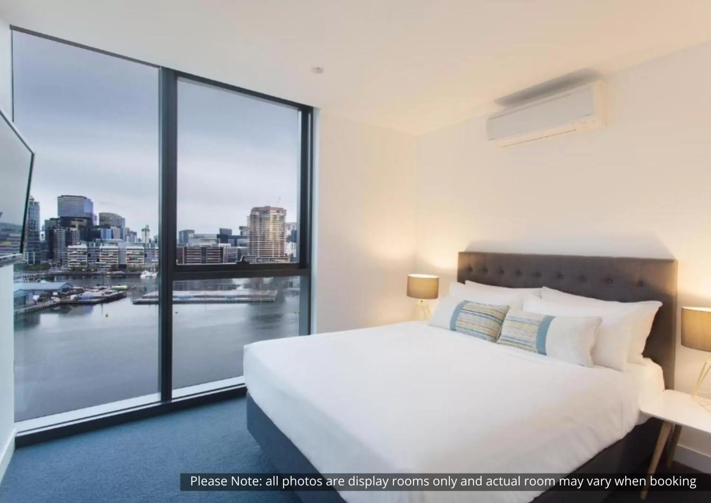 Bedroom in The Sebel Residences Melbourne Docklands Serviced Apartments