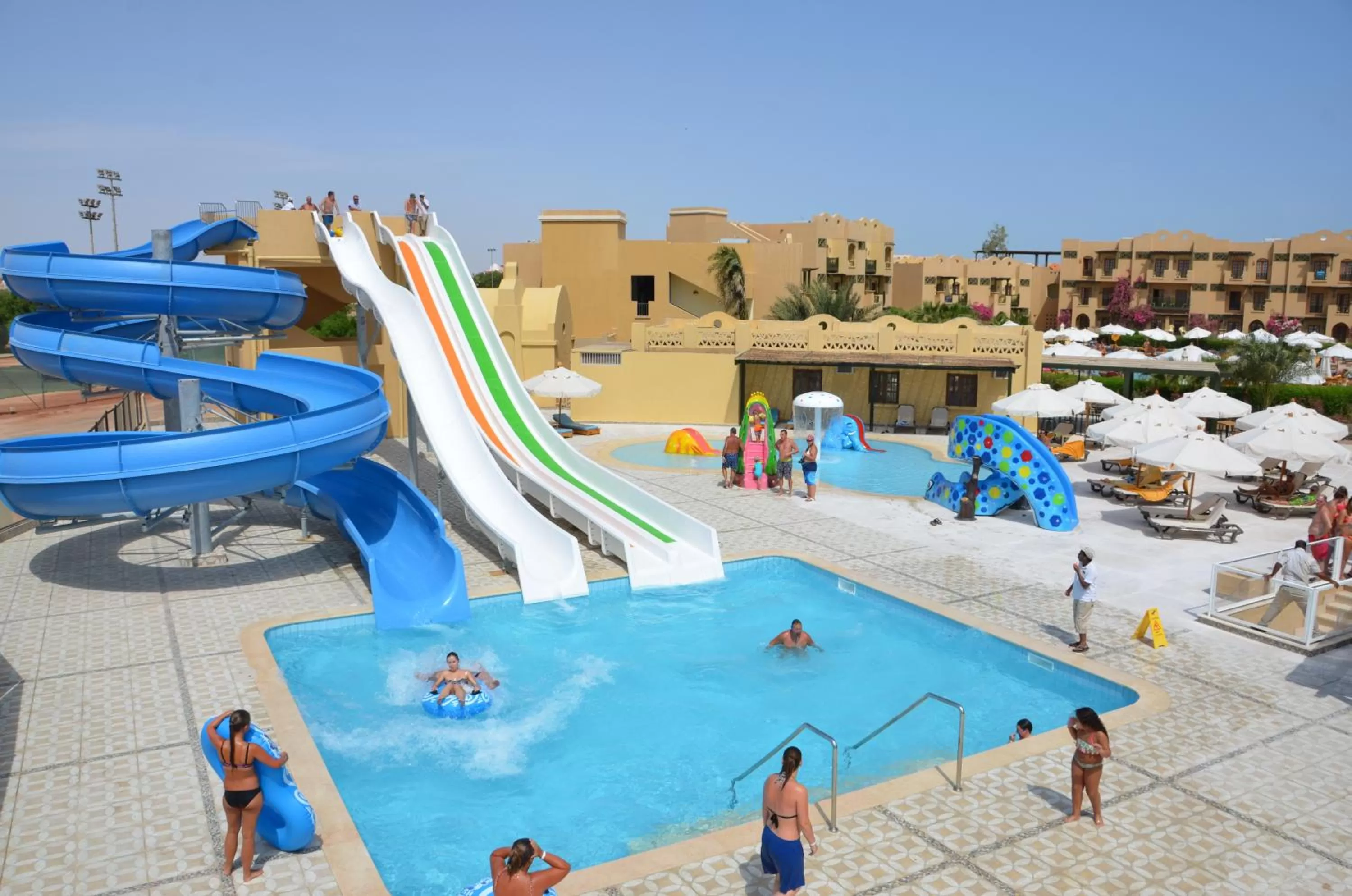 Aqua park in Three Corners Rihana Resort El Gouna