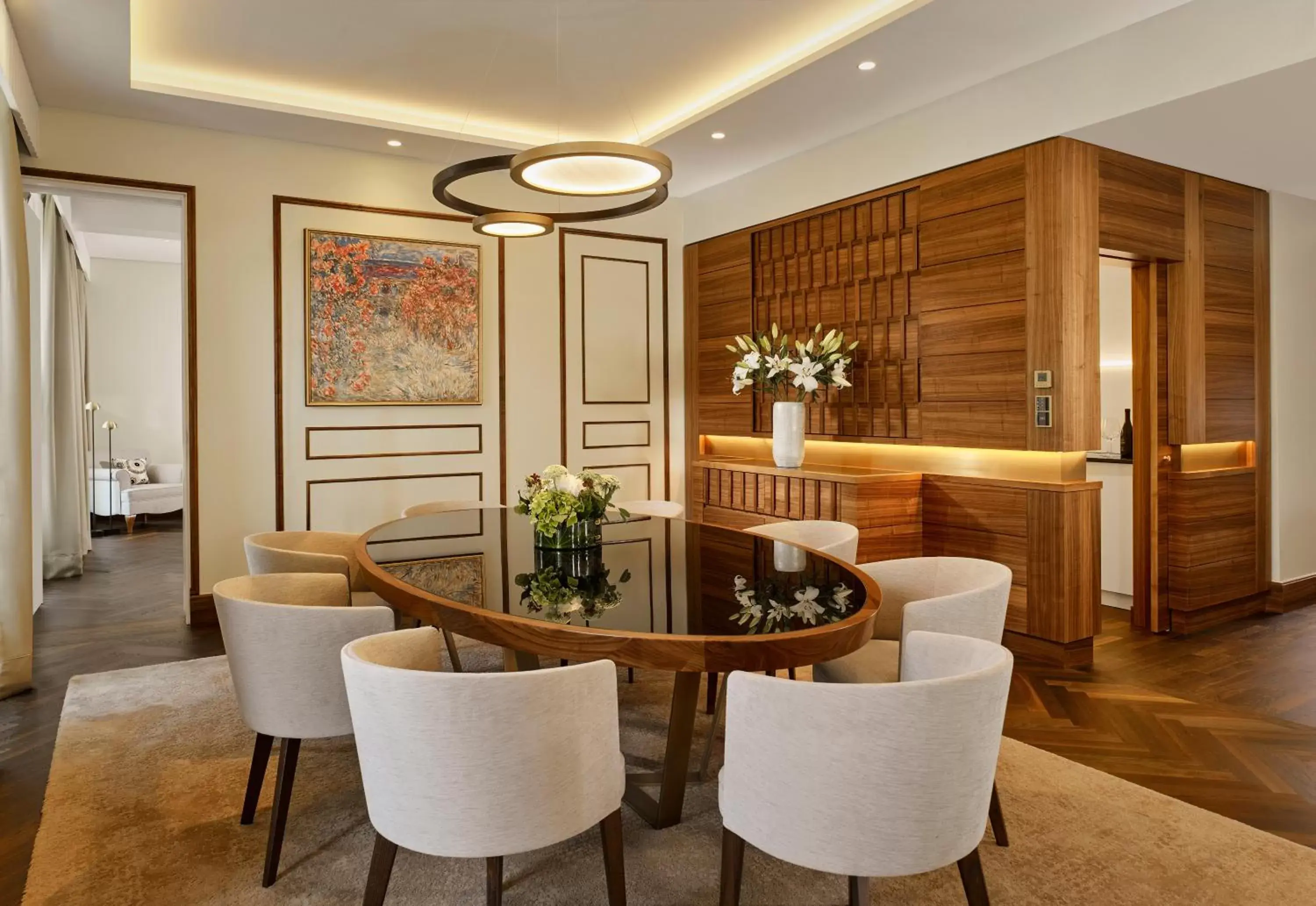 Dining area, Lobby/Reception in The Ritz-Carlton, Vienna