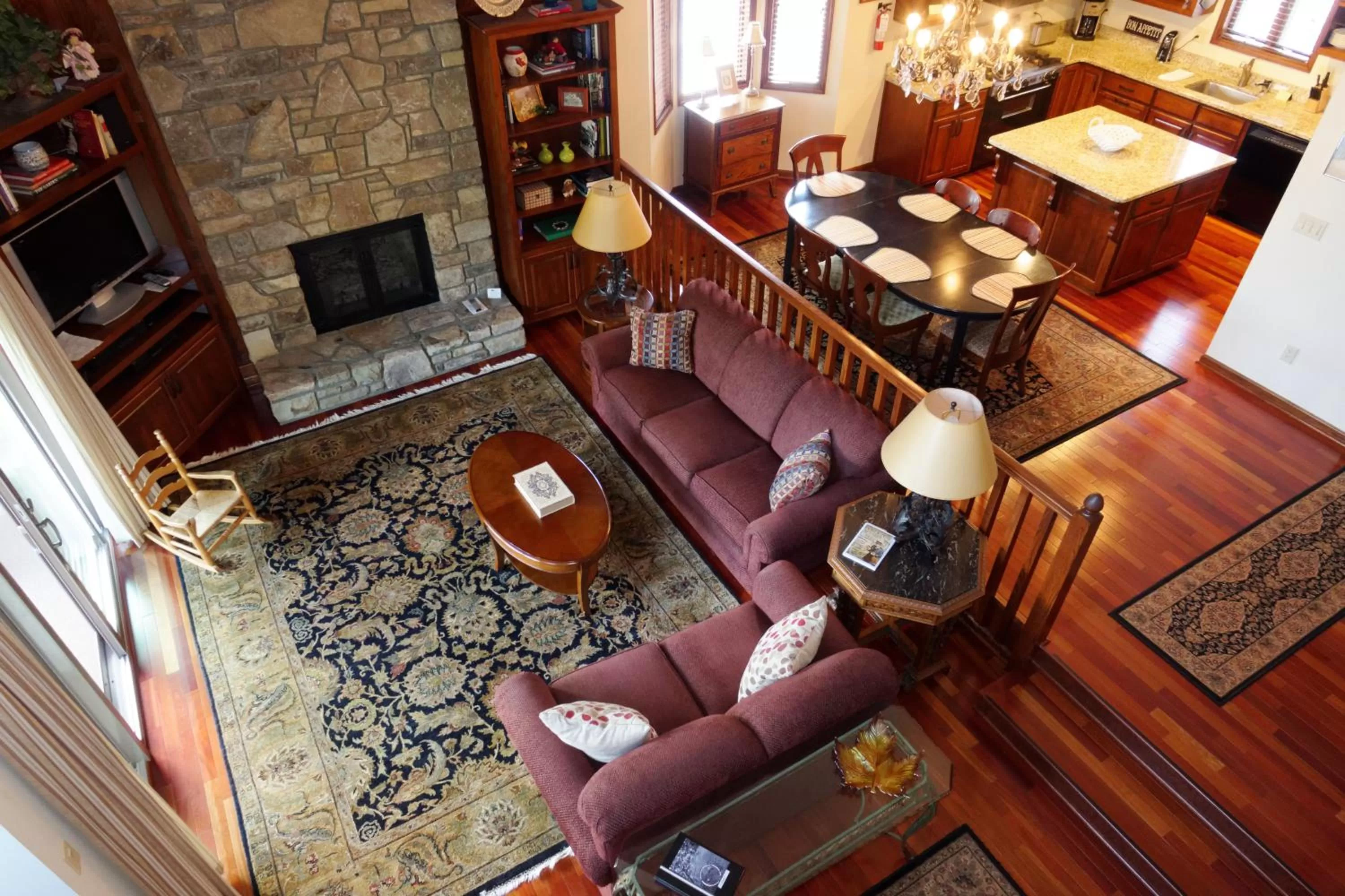 Living room, Seating Area in Chetola Resort Condominiums
