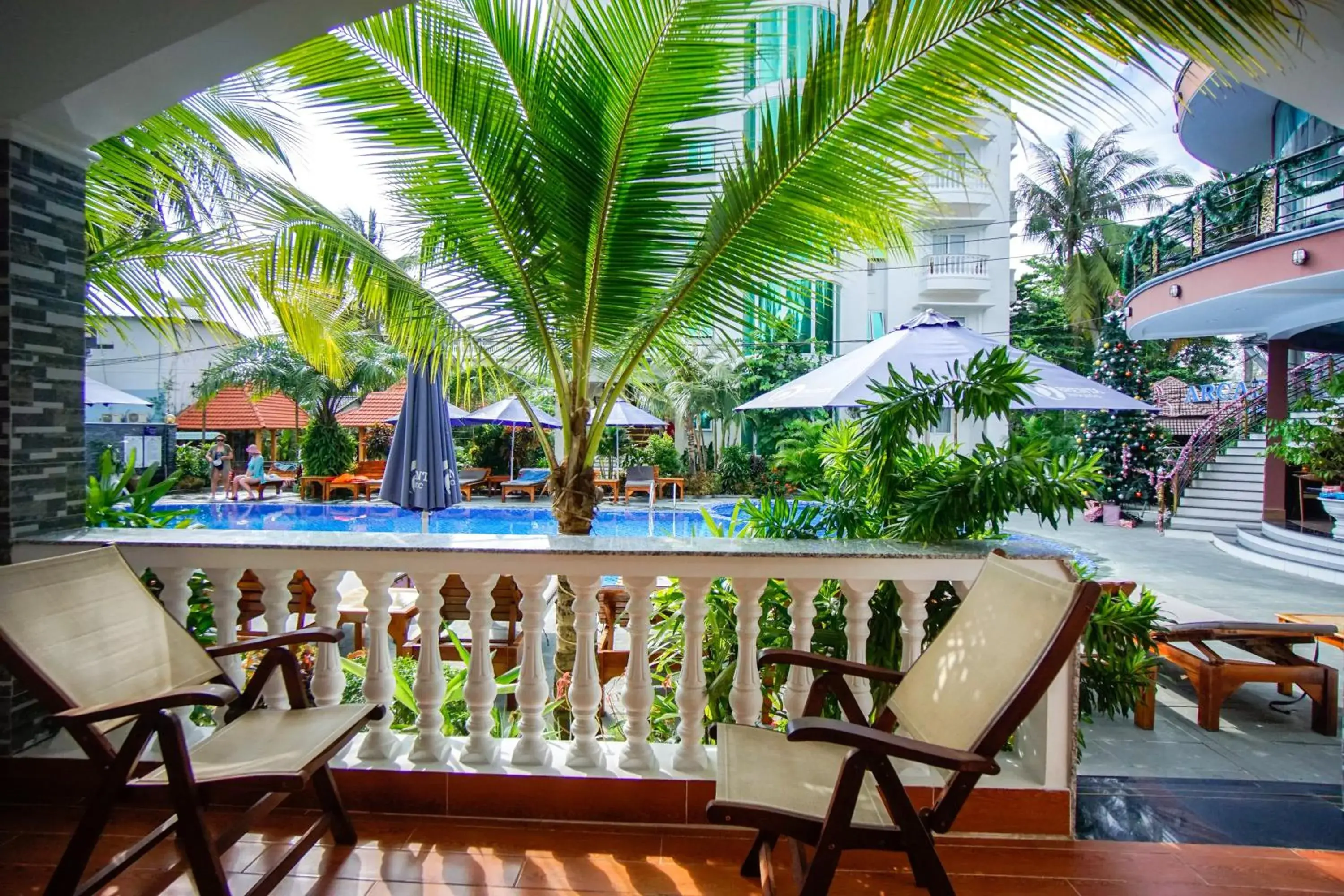 Patio in Brenta Phu Quoc Hotel