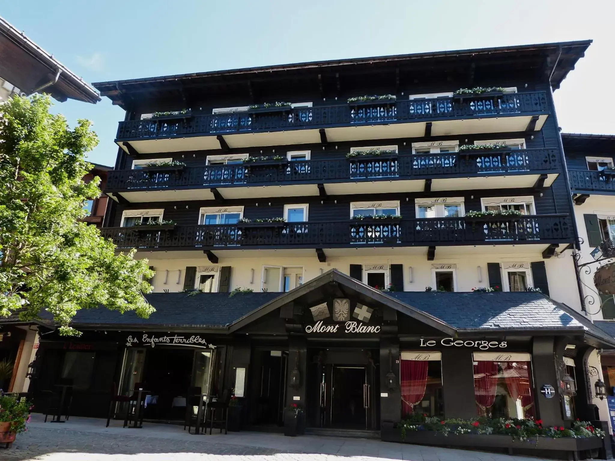 Property Building in Hotel Mont Blanc Megève