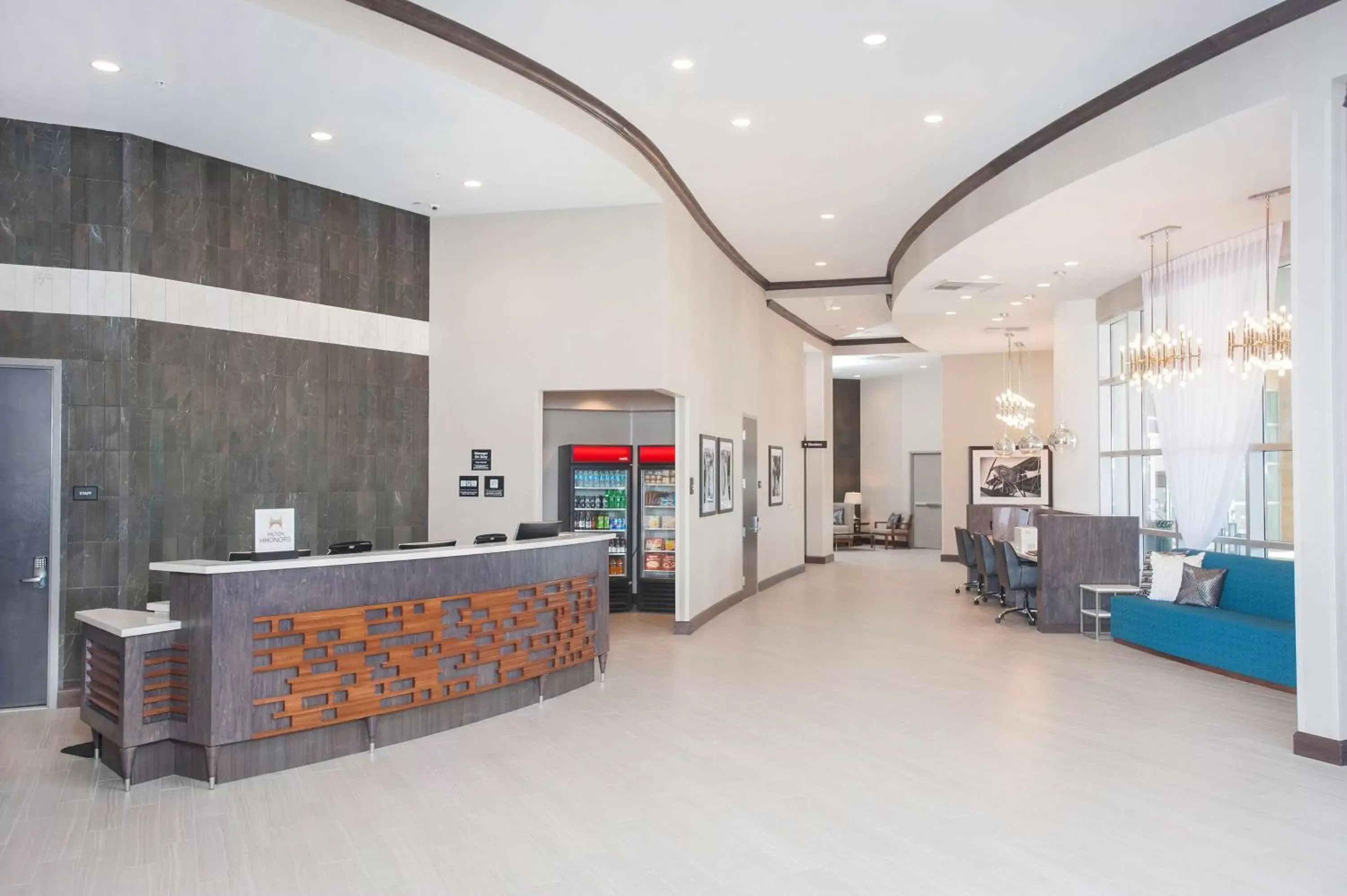 Lobby or reception in Hampton Inn & Suites LAX El Segundo Lobby or reception in Hampton Inn & Suites LAX El Segundo