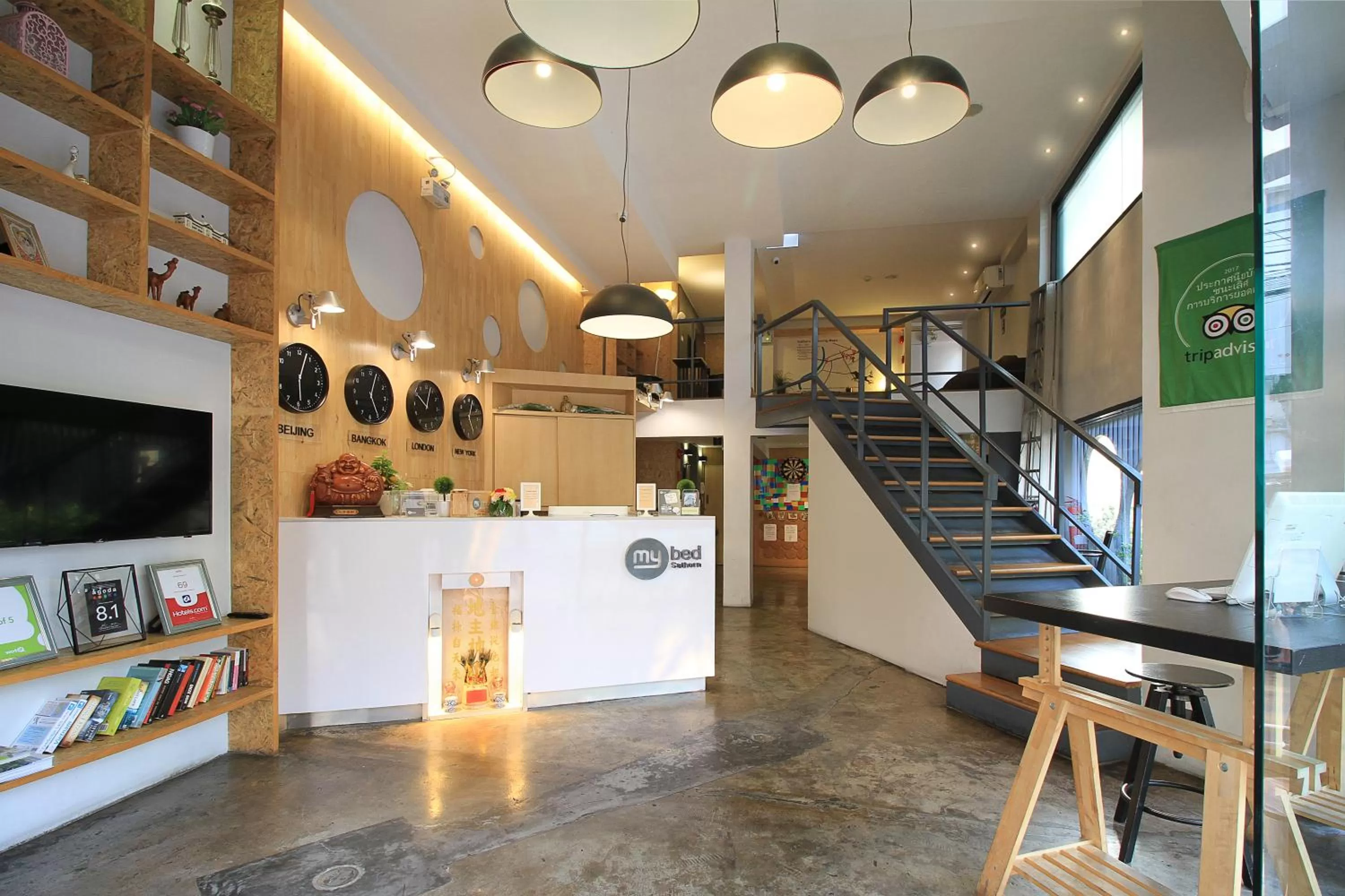 Lobby or reception in Mybed Sathorn Hotel